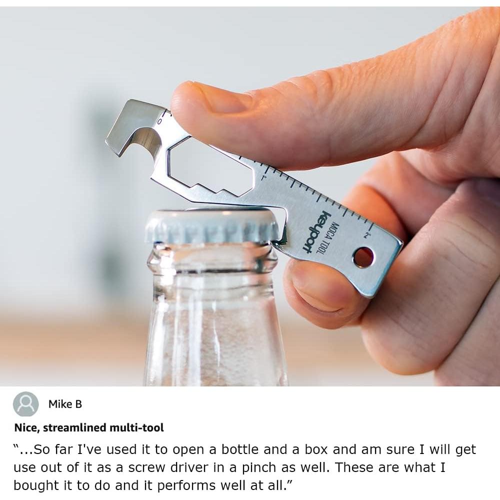 Keyport MOCA 10-en-1 Multiherramienta de Llavero Acero Inoxidable