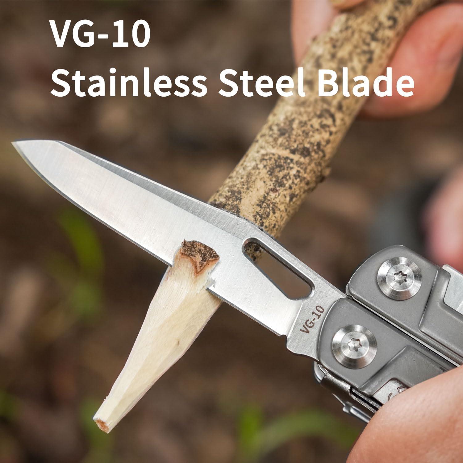 Multiherramienta 27-en-1 Rocktol Gen-R con Hoja VG10 y Titanio