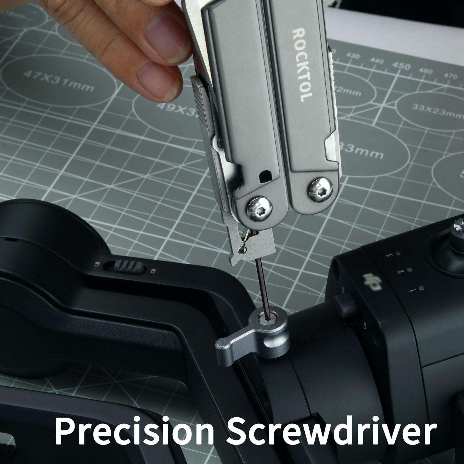 Multiherramienta 27-en-1 Rocktol Gen-R con Hoja VG10 y Titanio