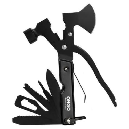 Multi-Herramienta Hacha y Martillo OnGo 20cm Plegable Negra