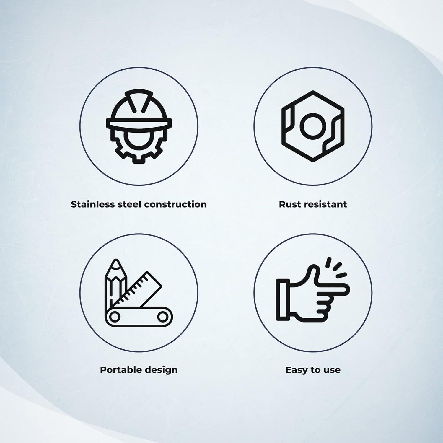 Juego de Herramientas Gadgetime USA 5 en 1 Acero Inoxidable