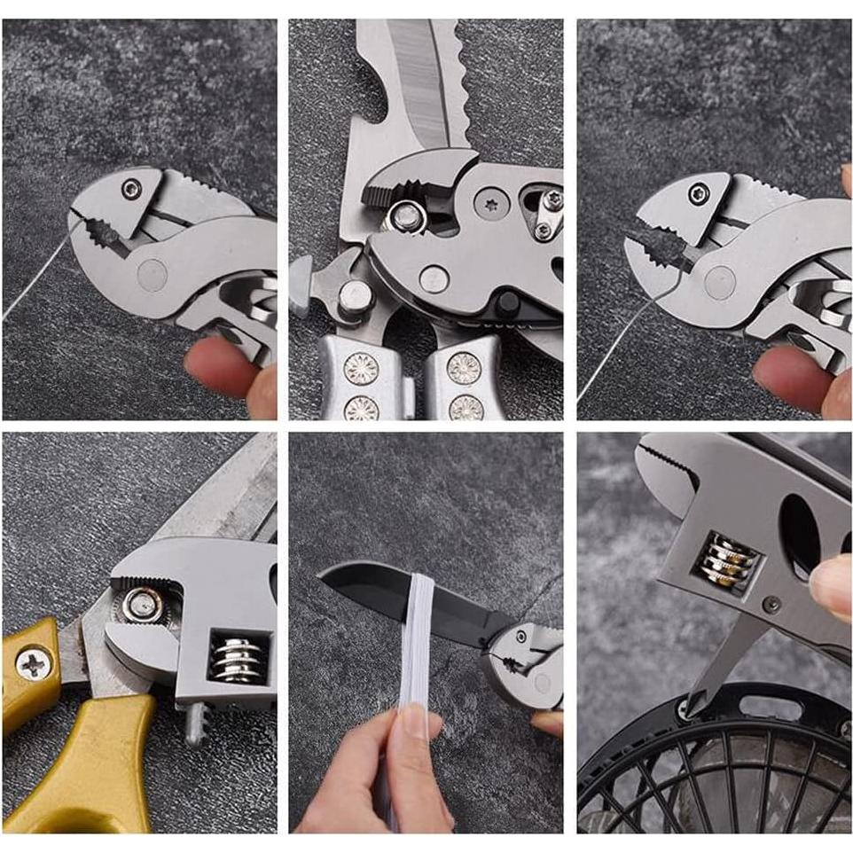 Llave Multiherramienta ZOVEDAIUG 7 en 1 Plegable Acero Inoxidable