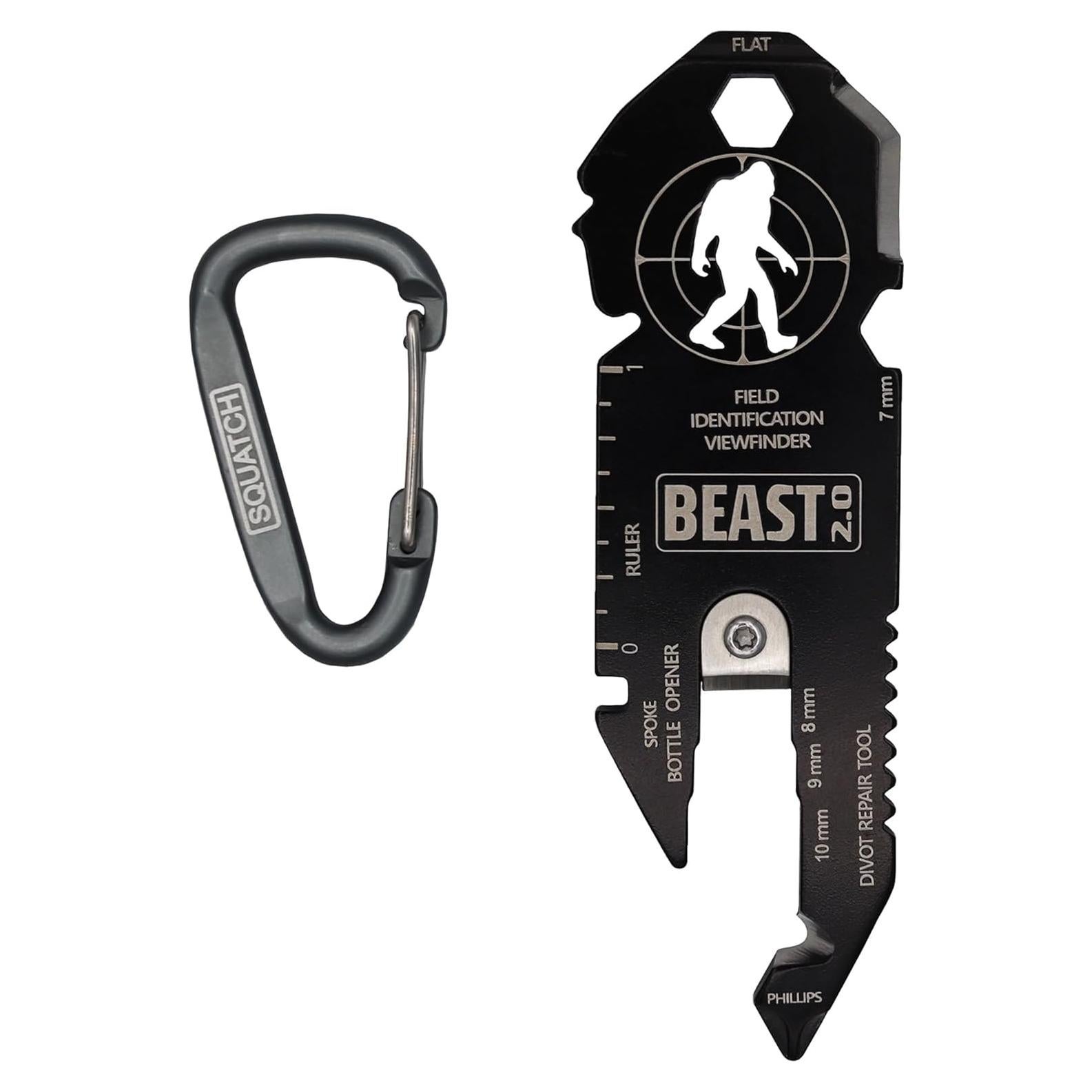 Multi-Herramienta de Supervivencia SQUATCH BEAST 2.0 con Mosquetón