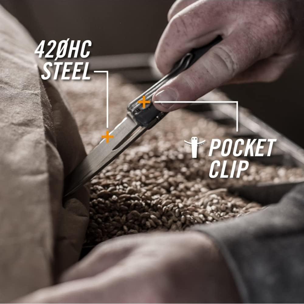 Cuchillo Plegable Gerber SharkBelly 8.26 cm Filo Serrado Gris