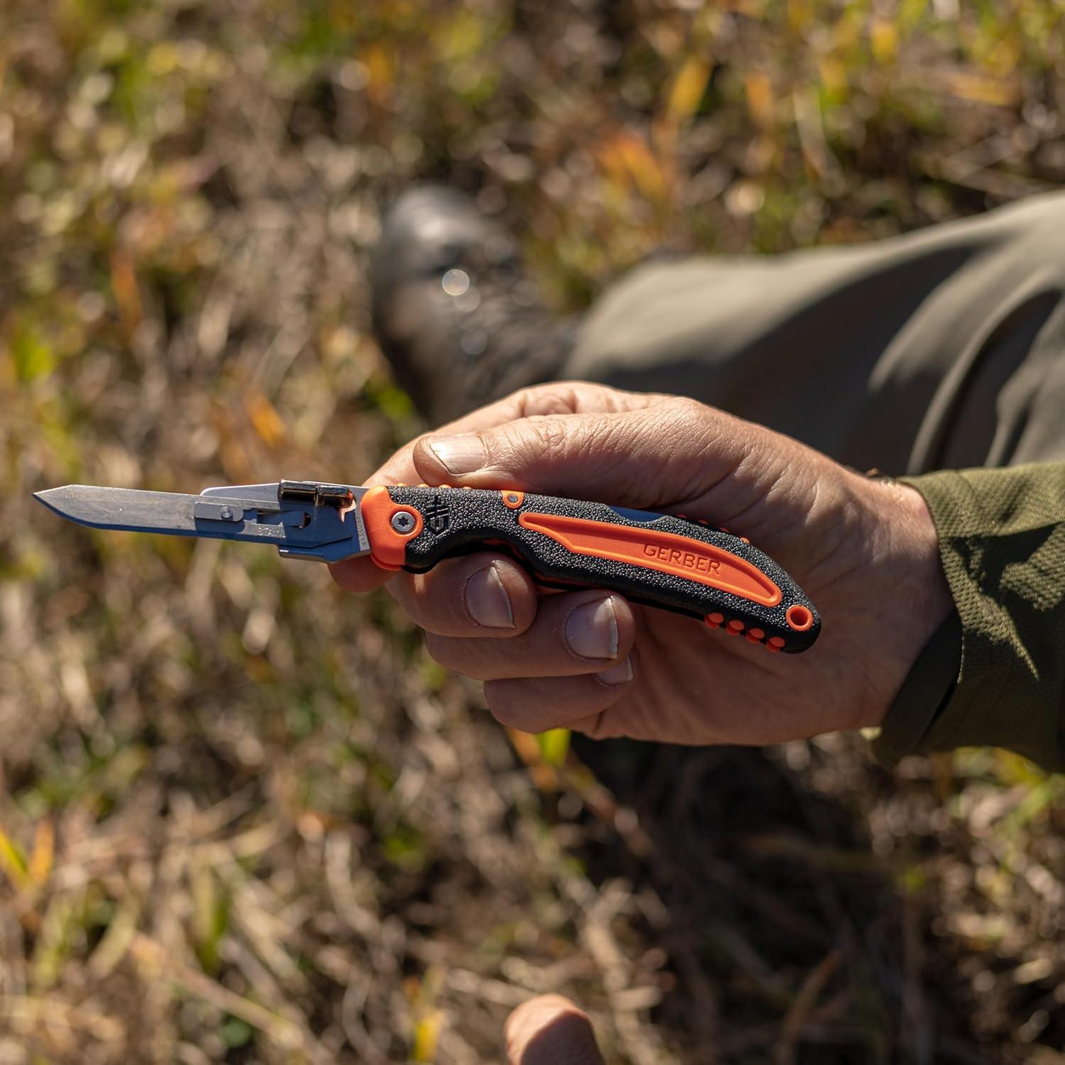 Cuchillo Plegable Vital Gerber 7.1 cm con Hojas Reemplazables