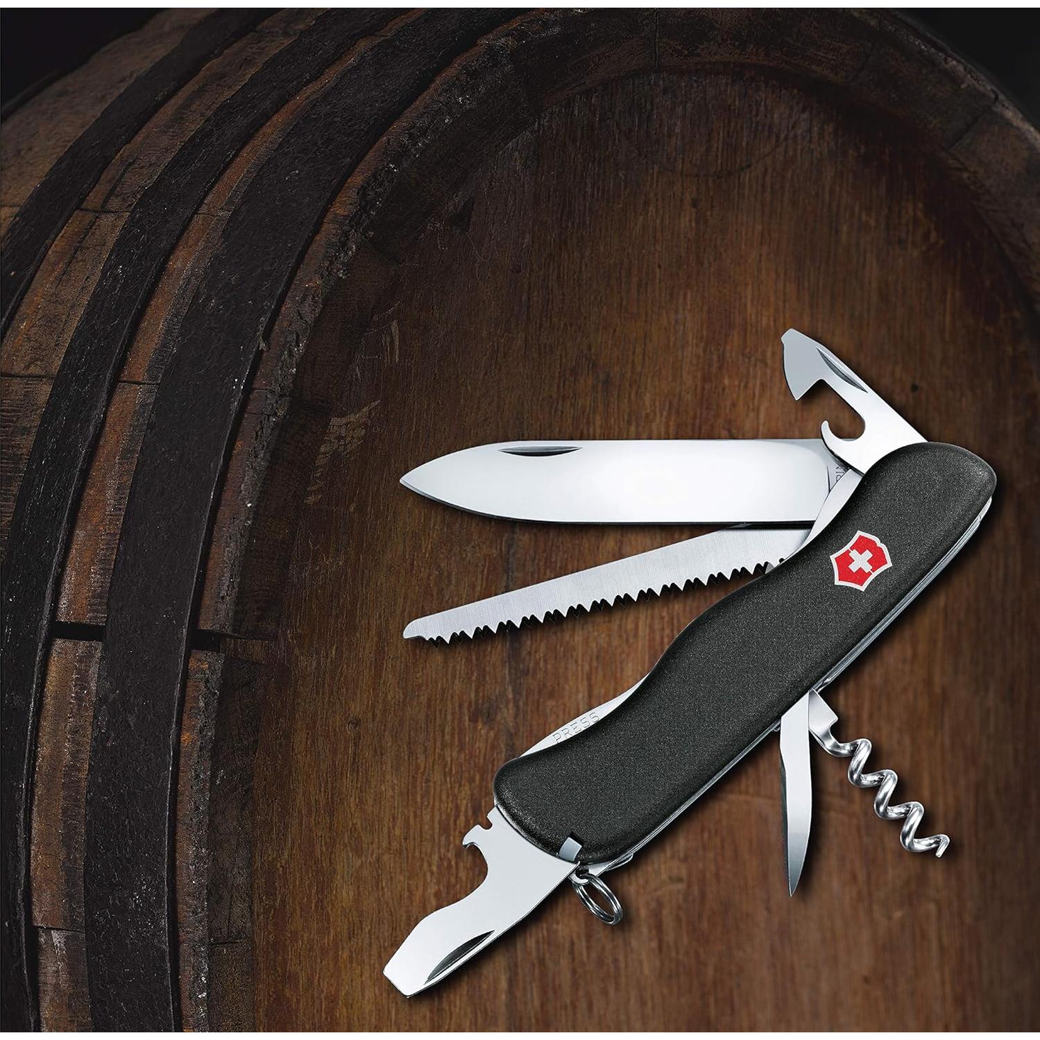 Cuchillo Suizo Victorinox Forester 12 Funciones Negro