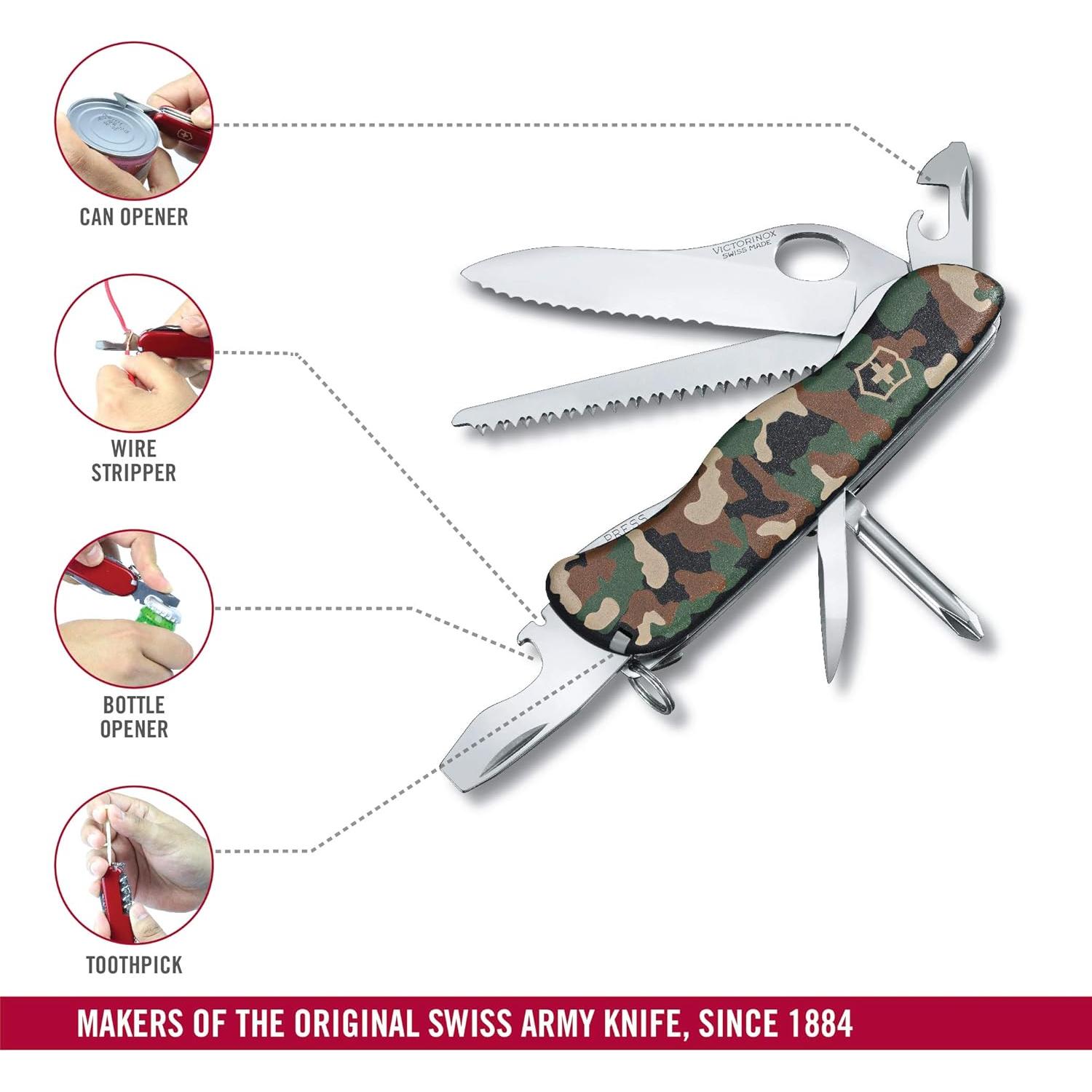 Cuchillo Suizo Victorinox Trailfinder 12 Funciones Camuflaje