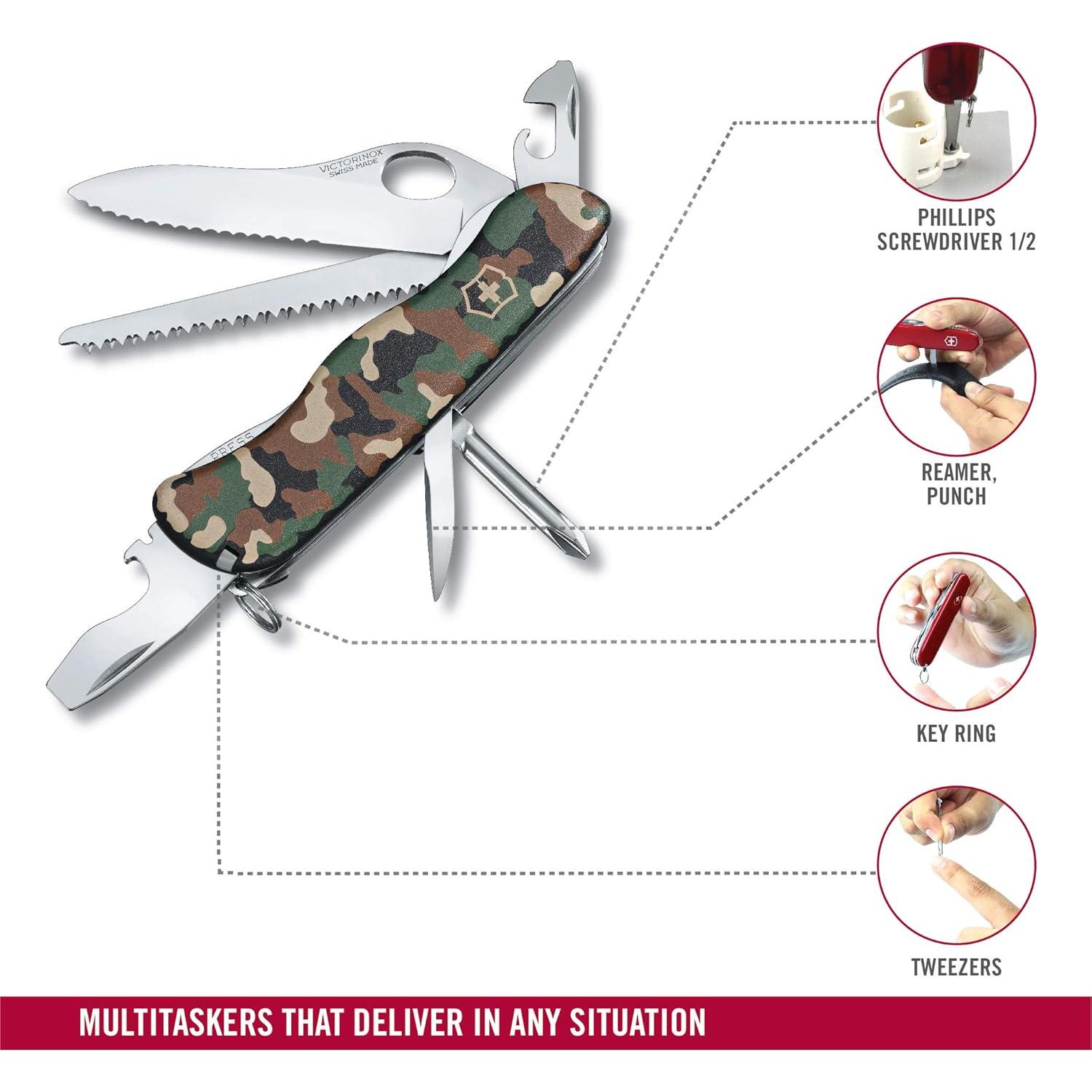 Cuchillo Suizo Victorinox Trailfinder 12 Funciones Camuflaje