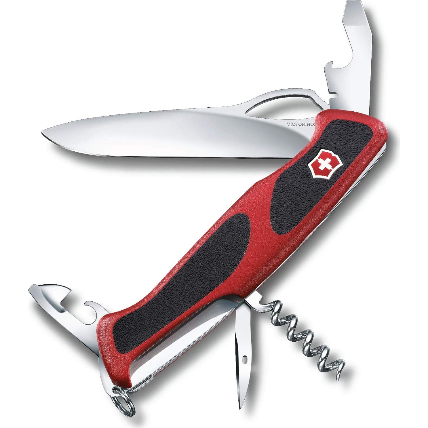 Cuchillo Suizo Victorinox RangerGrip 61 - 11 Funciones, Rojo/Negro