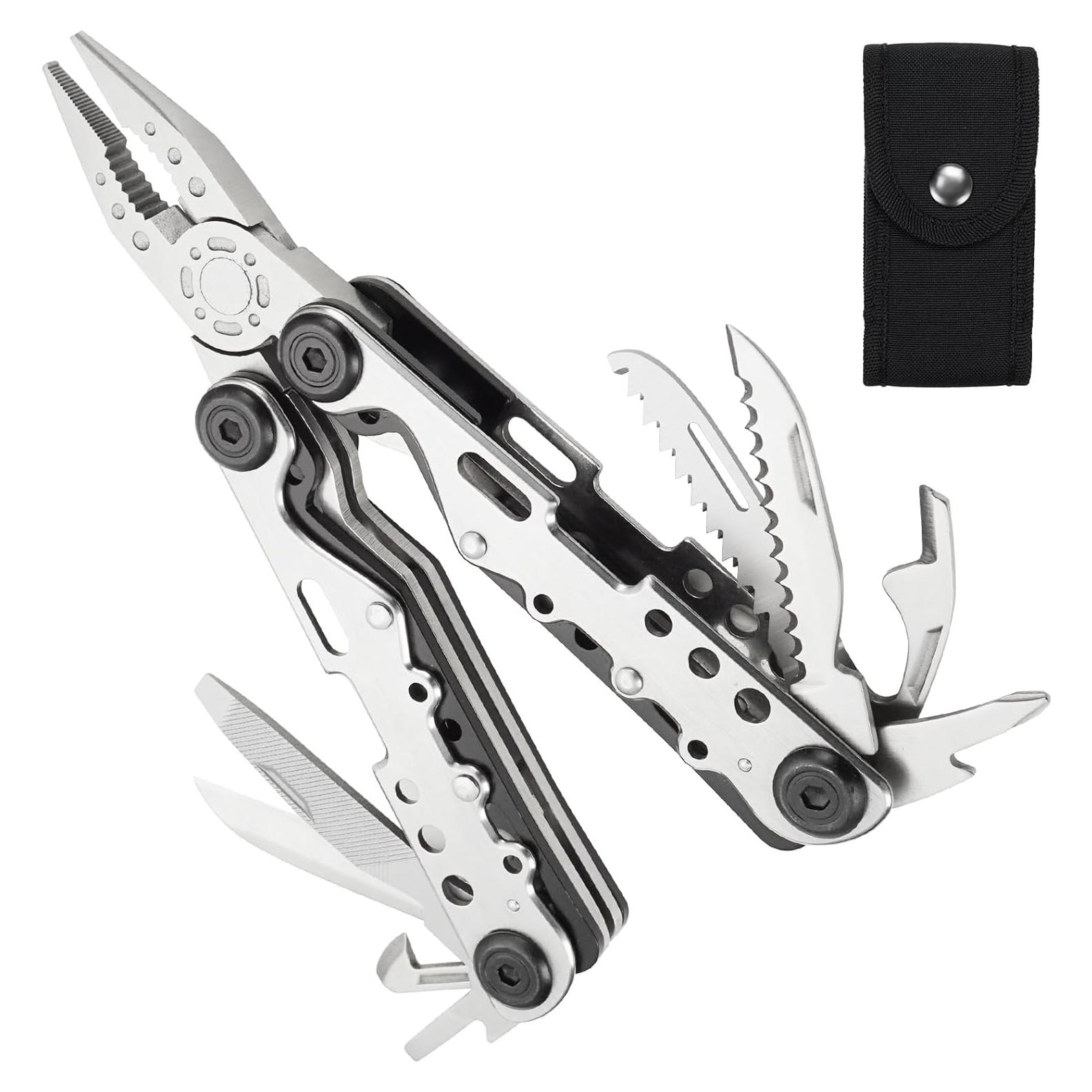 Multiherramienta 13 en 1 TPSXKWP con alicates y funda nylon