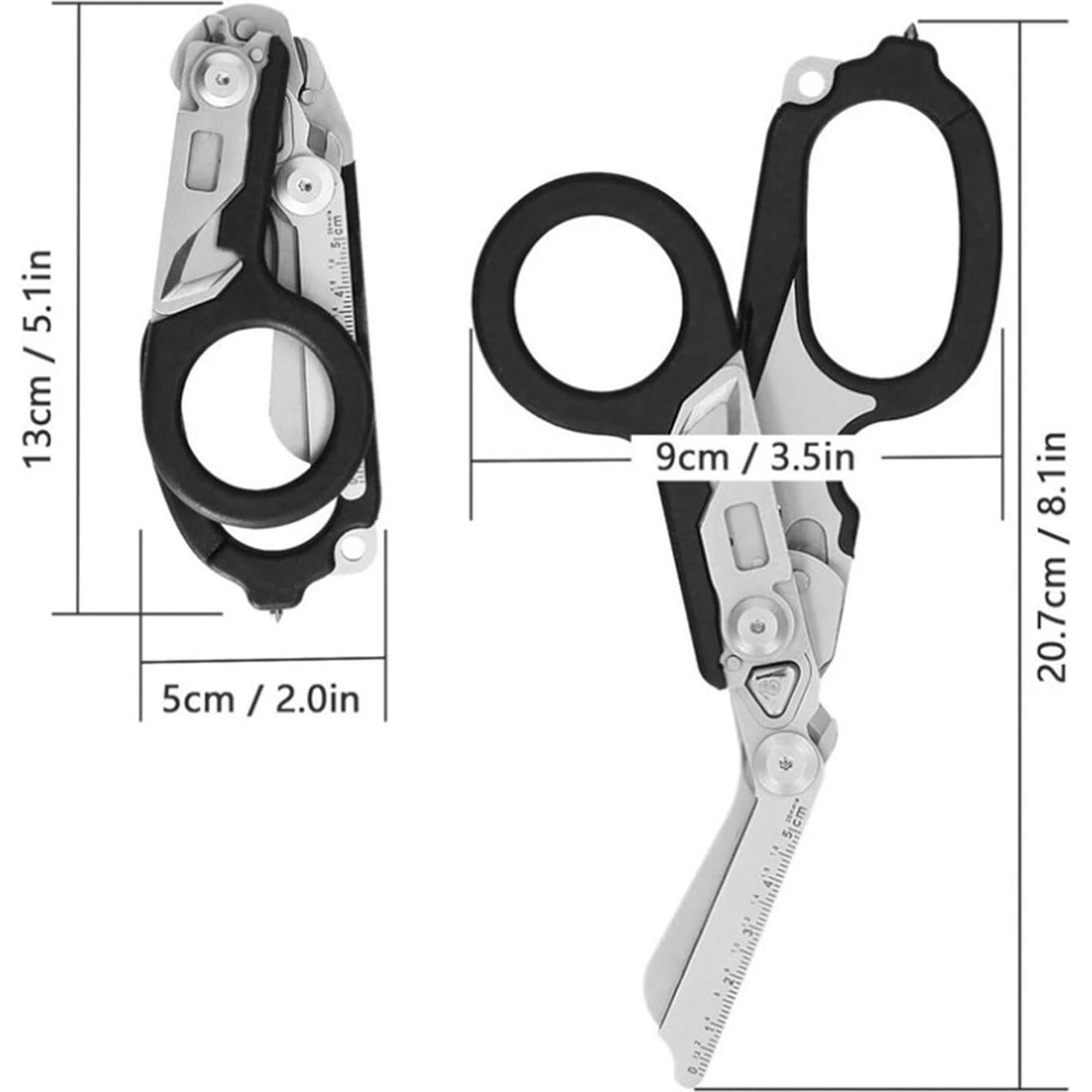 Tijeras de Trauma Secfanya Multifuncionales Acero Inoxidable 20.6 cm
