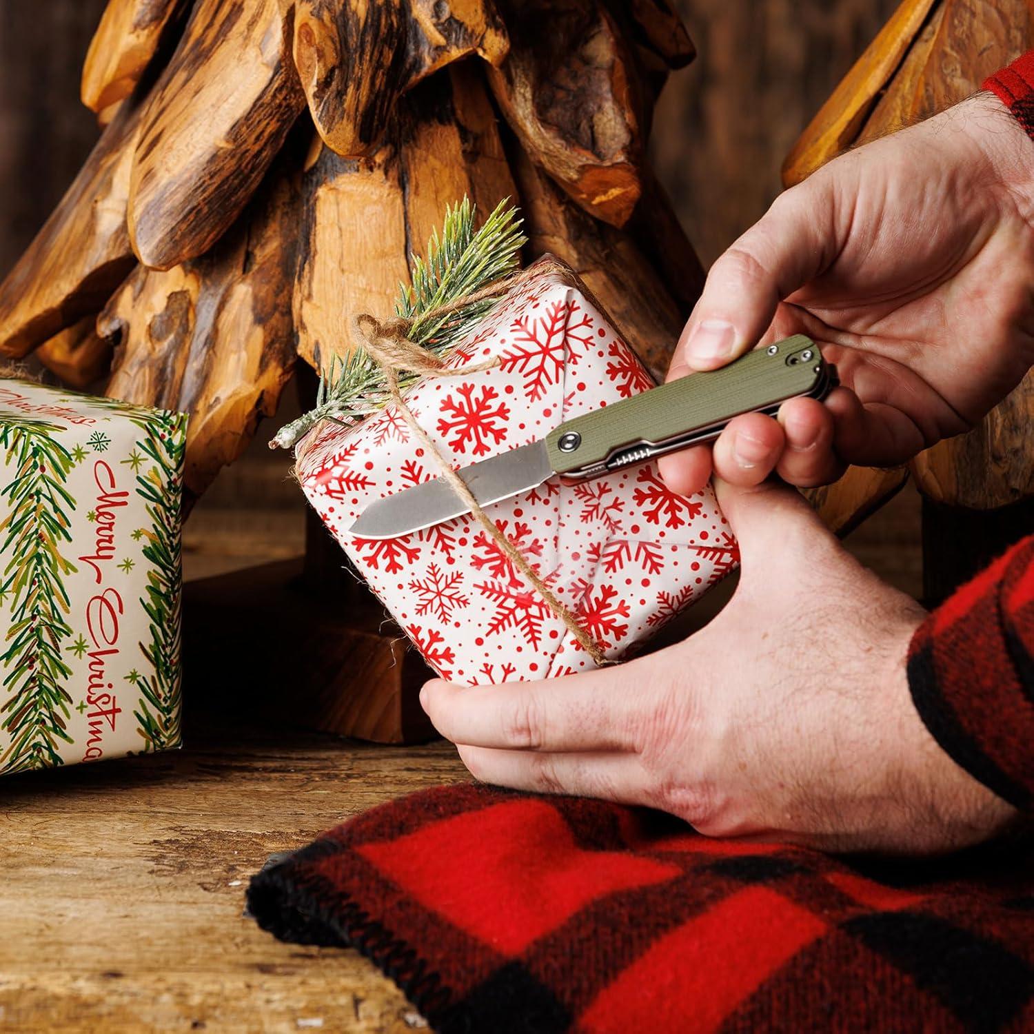 Cuchillo Multiherramienta CIVIVI Sendy 3 en 1 Verde/Rojo EDC