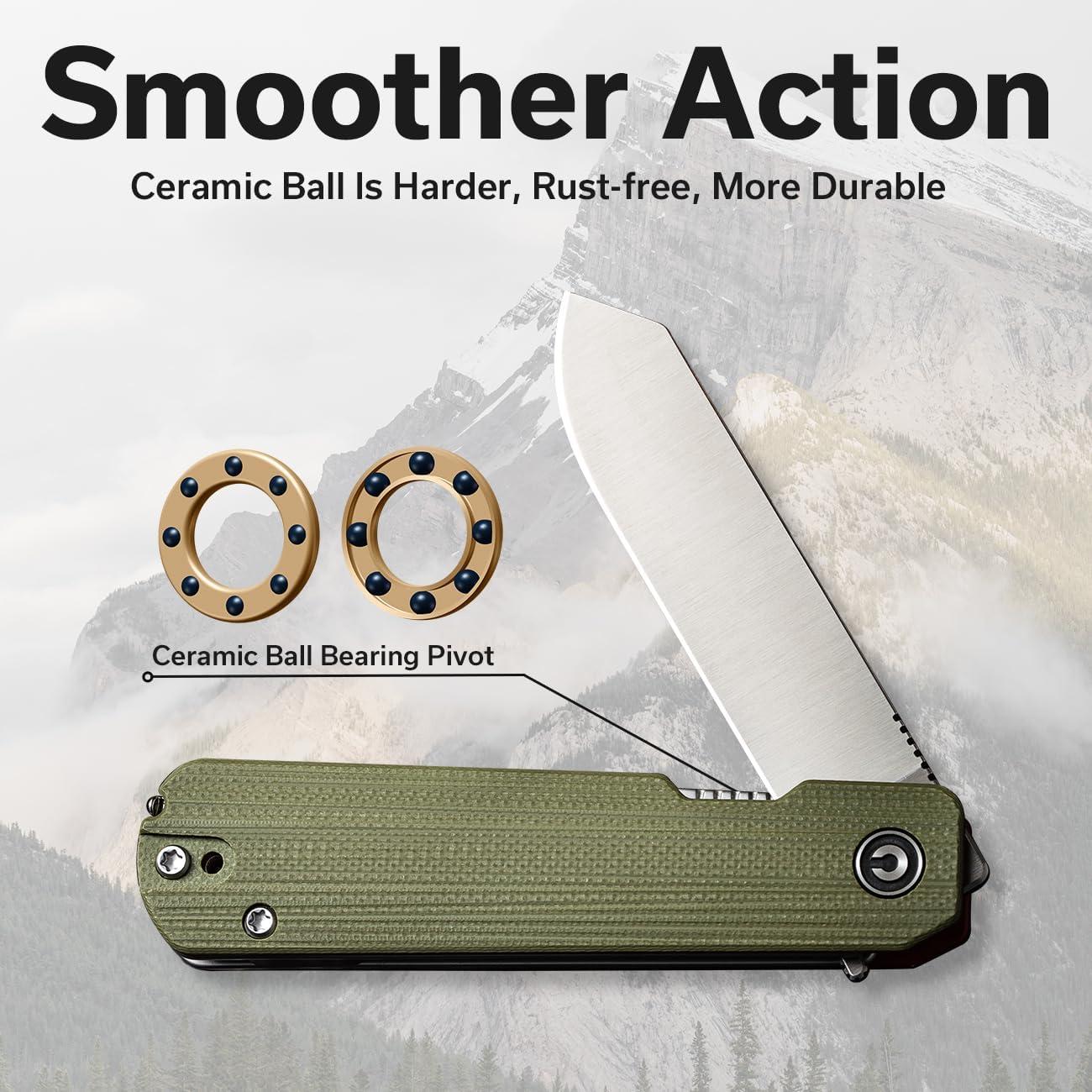 Cuchillo Multiherramienta CIVIVI Sendy 3 en 1 Verde/Rojo EDC