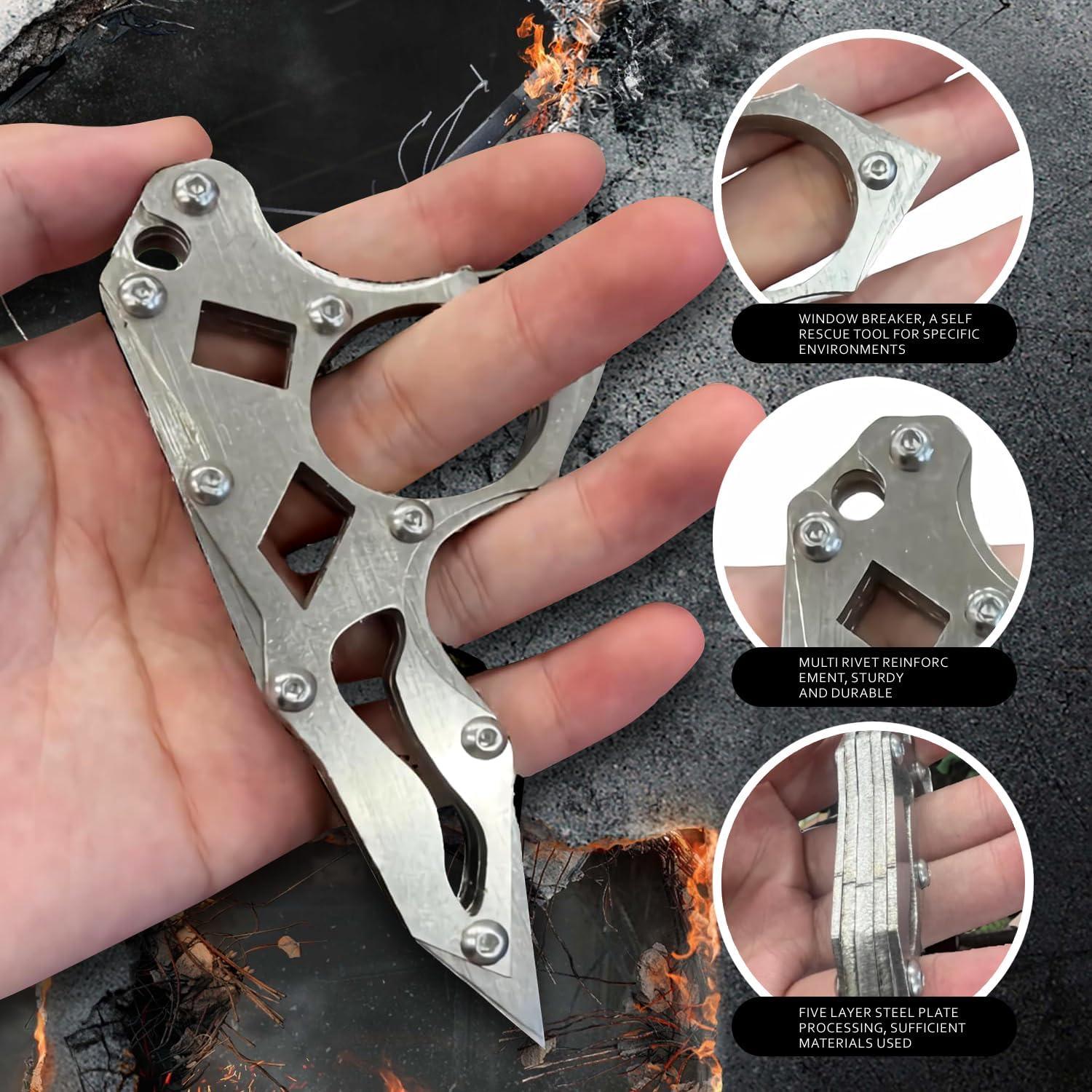 Pocket Tool SQJTF Multi Herramienta Llaveros Acero Inoxidable