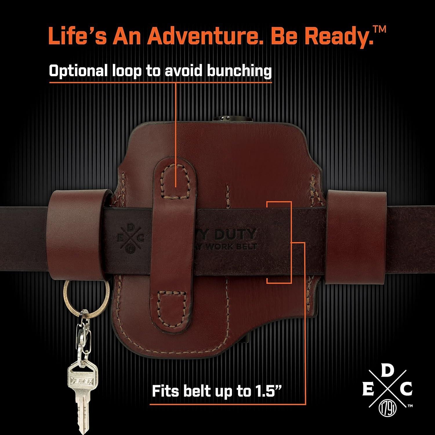 Funda de Cuero EDC 1791 para Multiherramientas y Linternas