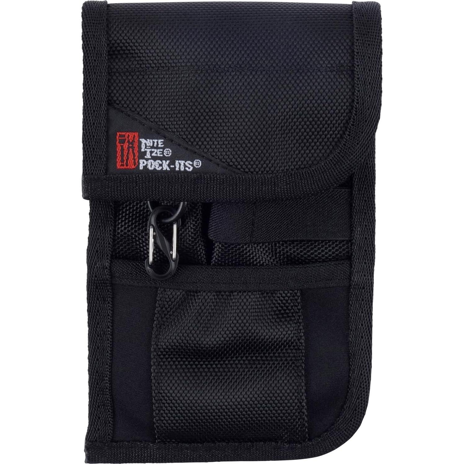 Funda Utilitaria Nite Ize Pock-Its XL Negra 3 Bolsillos