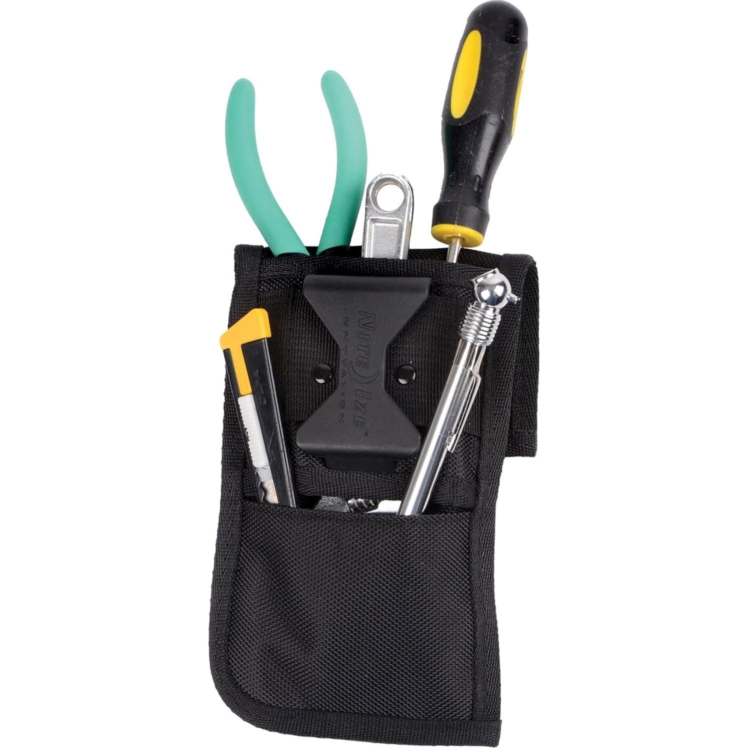 Funda Utilitaria Nite Ize Pock-Its XL Negra 3 Bolsillos