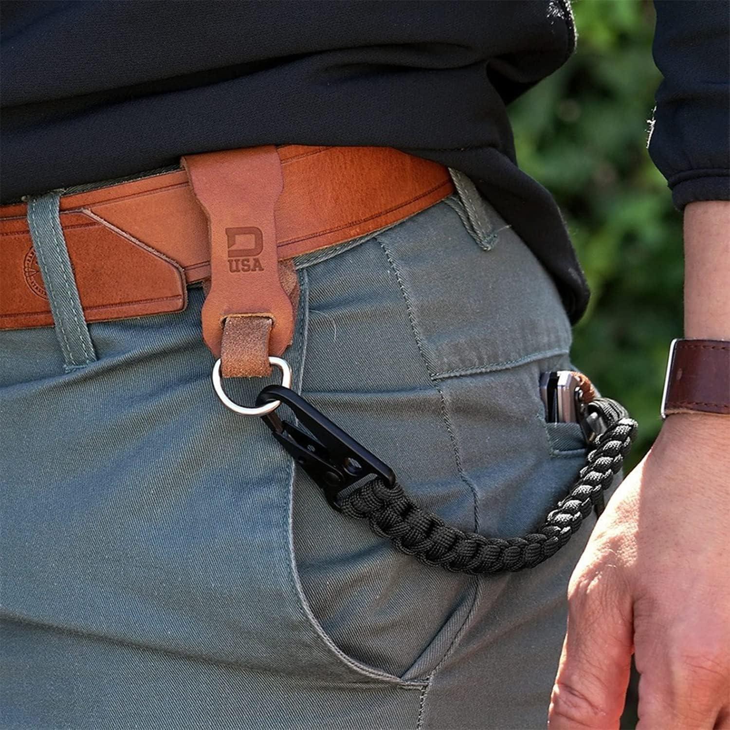 Llavero Paracord Táctico YUNLOVXEE - Pack 3 Piezas 26cm