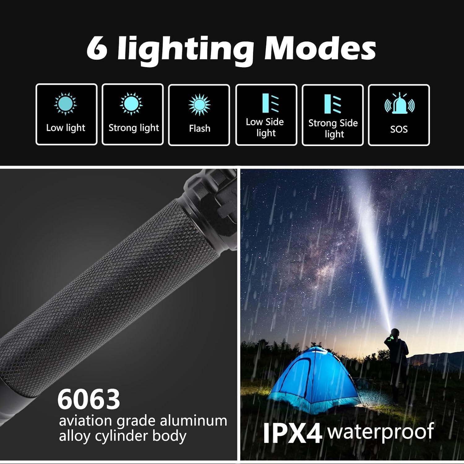 Linterna LED Multifuncional Rasfsxkity con Cortador y Rompedor