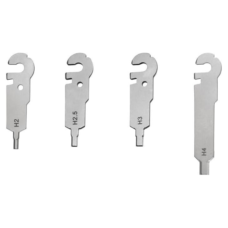 Juego de Llaves Hexagonales Roxon FT06 - Acero Inoxidable 4 Piezas