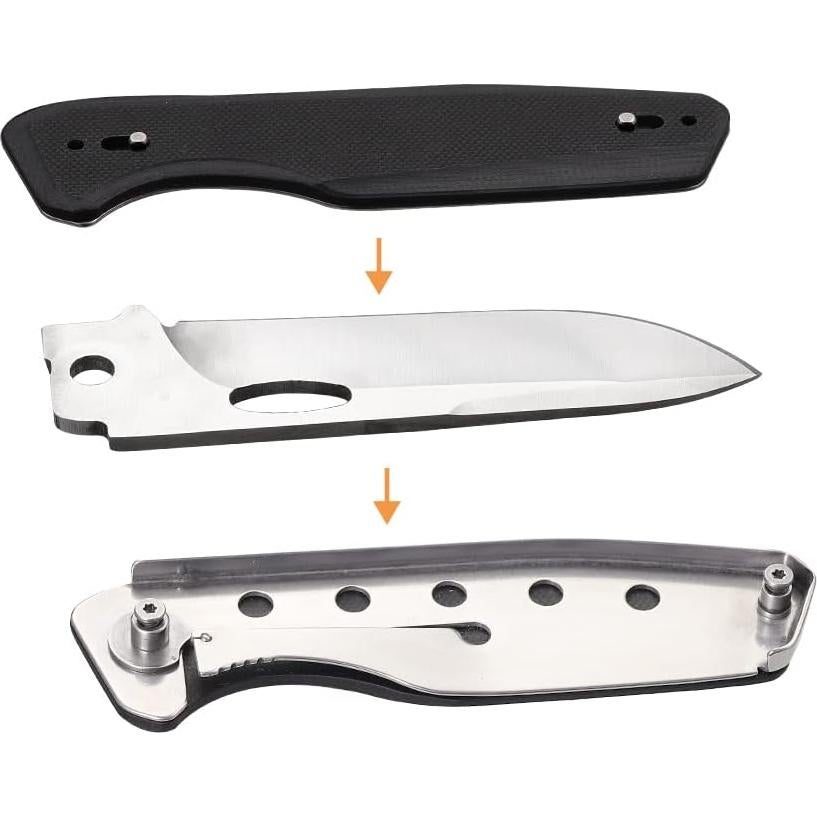 Cuchillo Plegable Roxon S502U Phantasy G10 EDC 65mm Hoja Reemplazable