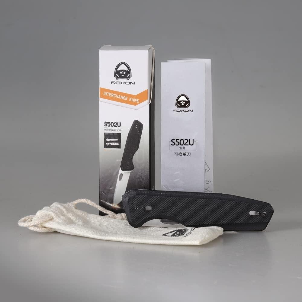 Cuchillo Plegable Roxon S502U Phantasy G10 EDC 65mm Hoja Reemplazable