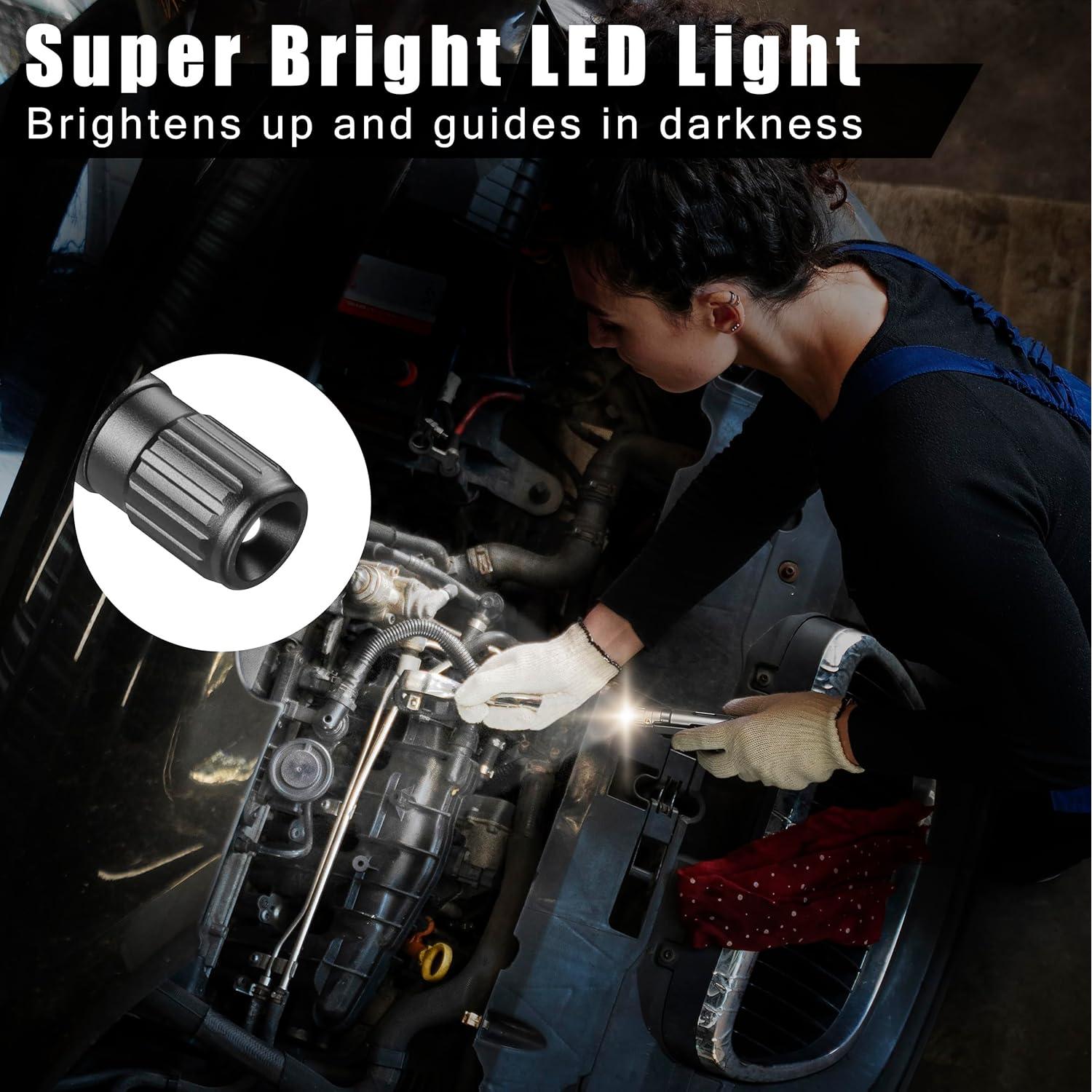 Bolígrafo Multiherramienta RoverTac 5-en-1 con Luz LED y Rompevidrios