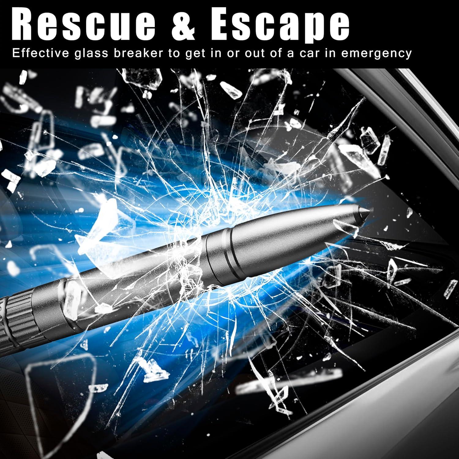 Bolígrafo Multiherramienta RoverTac 5-en-1 con Luz LED y Rompevidrios