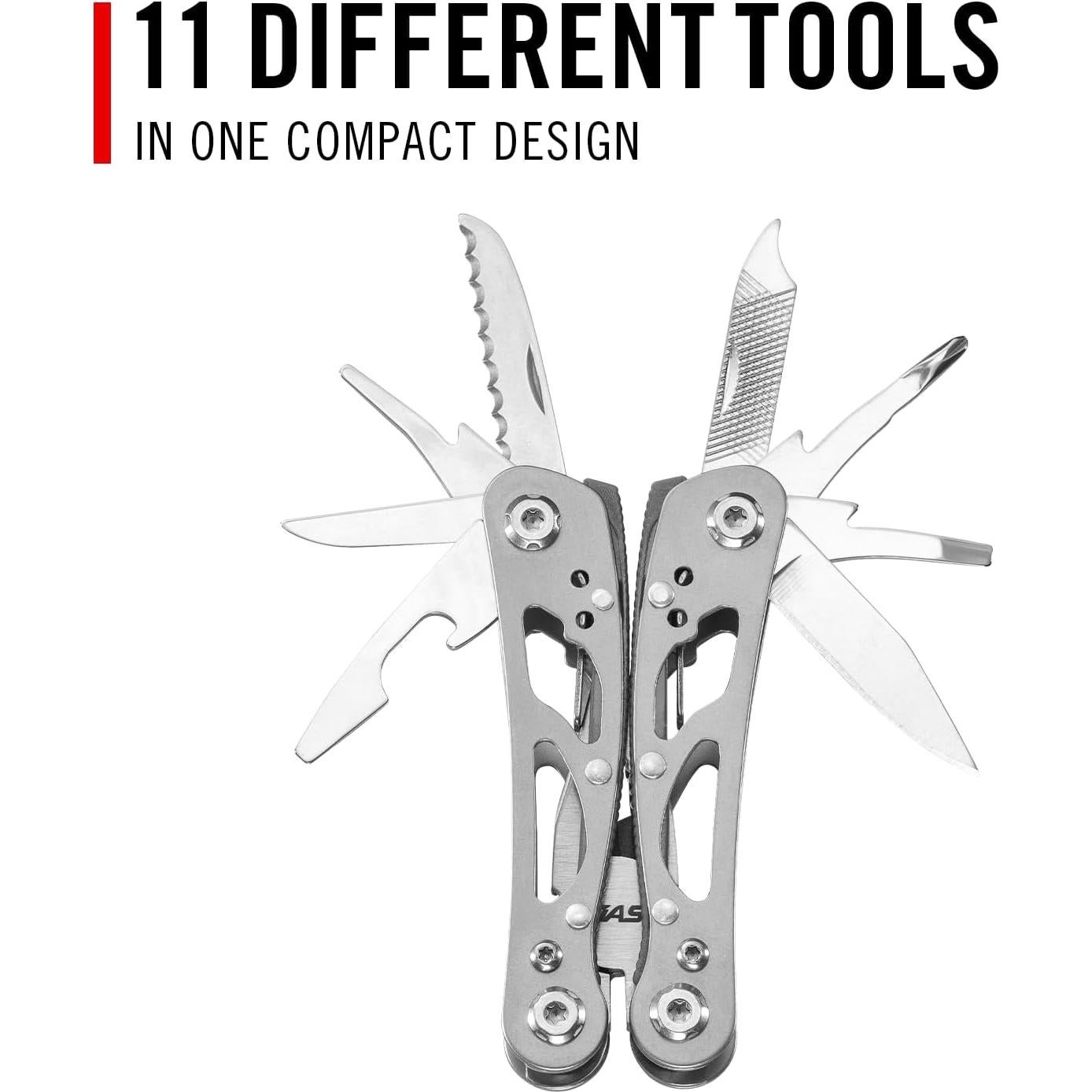 Herramienta Multiuso COAST CT211 11 en 1 Acero Inoxidable