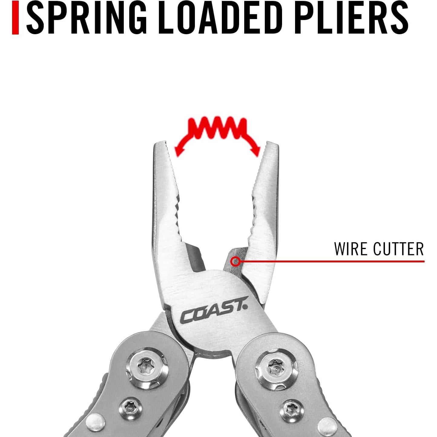 Herramienta Multiuso COAST CT211 11 en 1 Acero Inoxidable