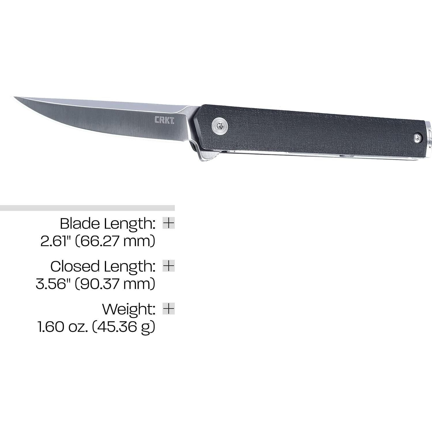 Cuchillo Plegable CRKT CEO 6.63 cm Acero Inoxidable