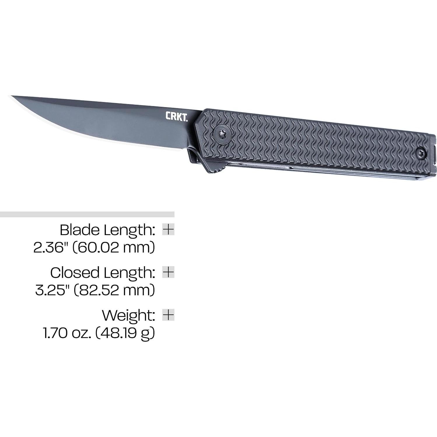 Cuchillo Plegable CRKT 7081D2K Acero D2 Mango Aluminio