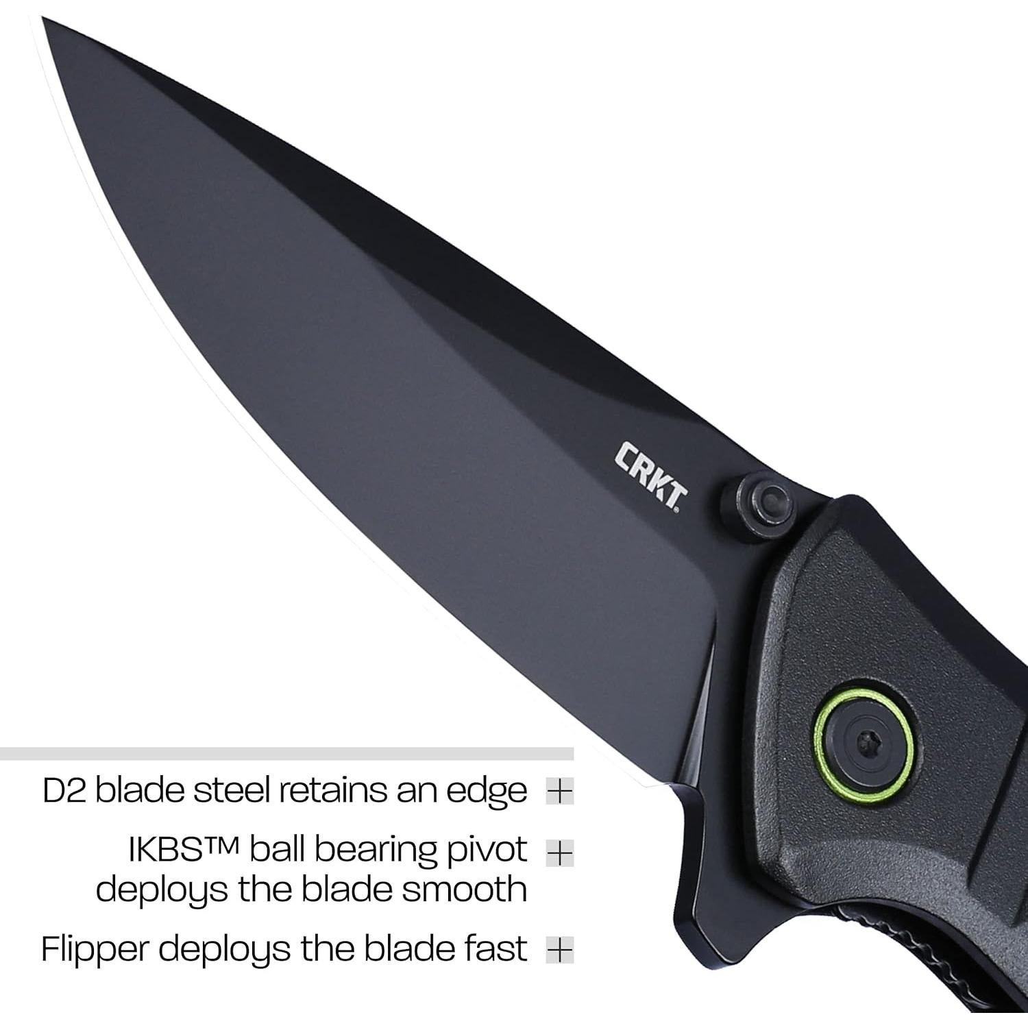 Cuchillo Plegable CRKT Dextro 6295 Acero D2 Mango Aluminio