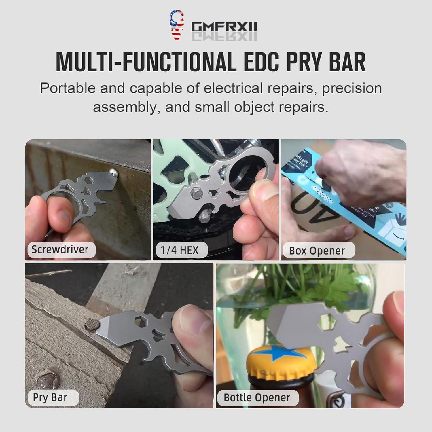 Llave de Calavera Multi Herramienta EDC GMFRXII Acero Inoxidable