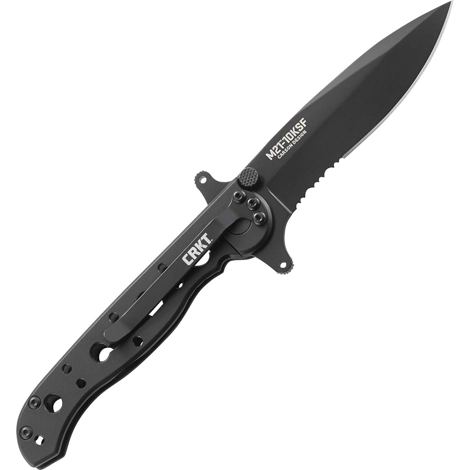 Cuchillo Plegable EDC CRKT M21-10KSF Hoja Serrada Negra