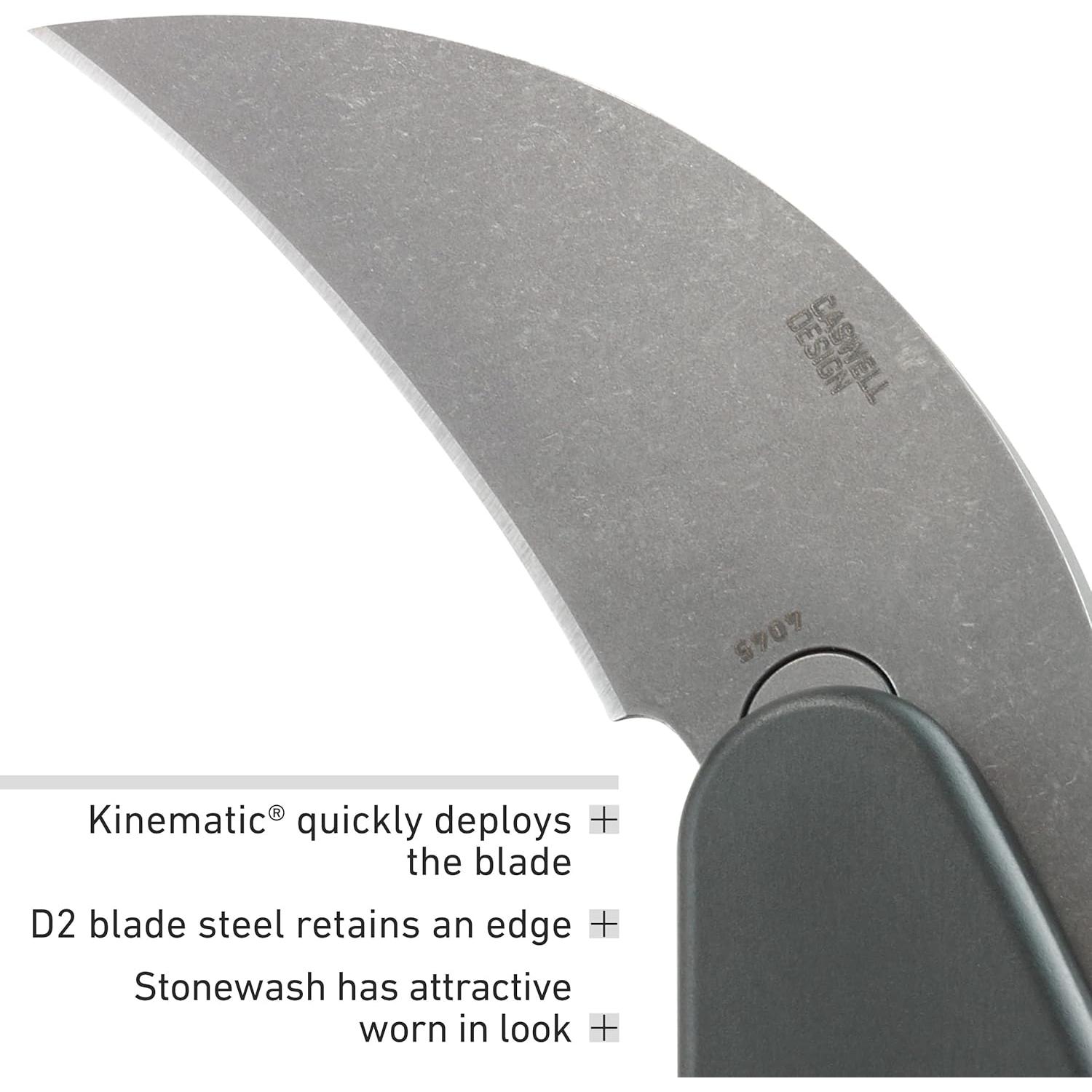 Cuchillo Plegable CRKT Provoke Compact D2 Aluminio 4045