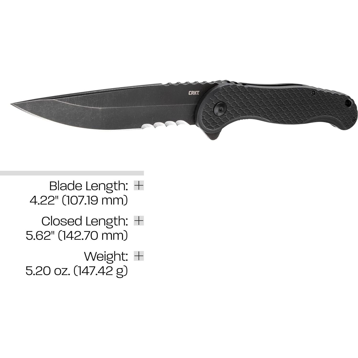 Cuchillo Plegable CRKT Taco Viper 10.7cm Acero Inoxidable