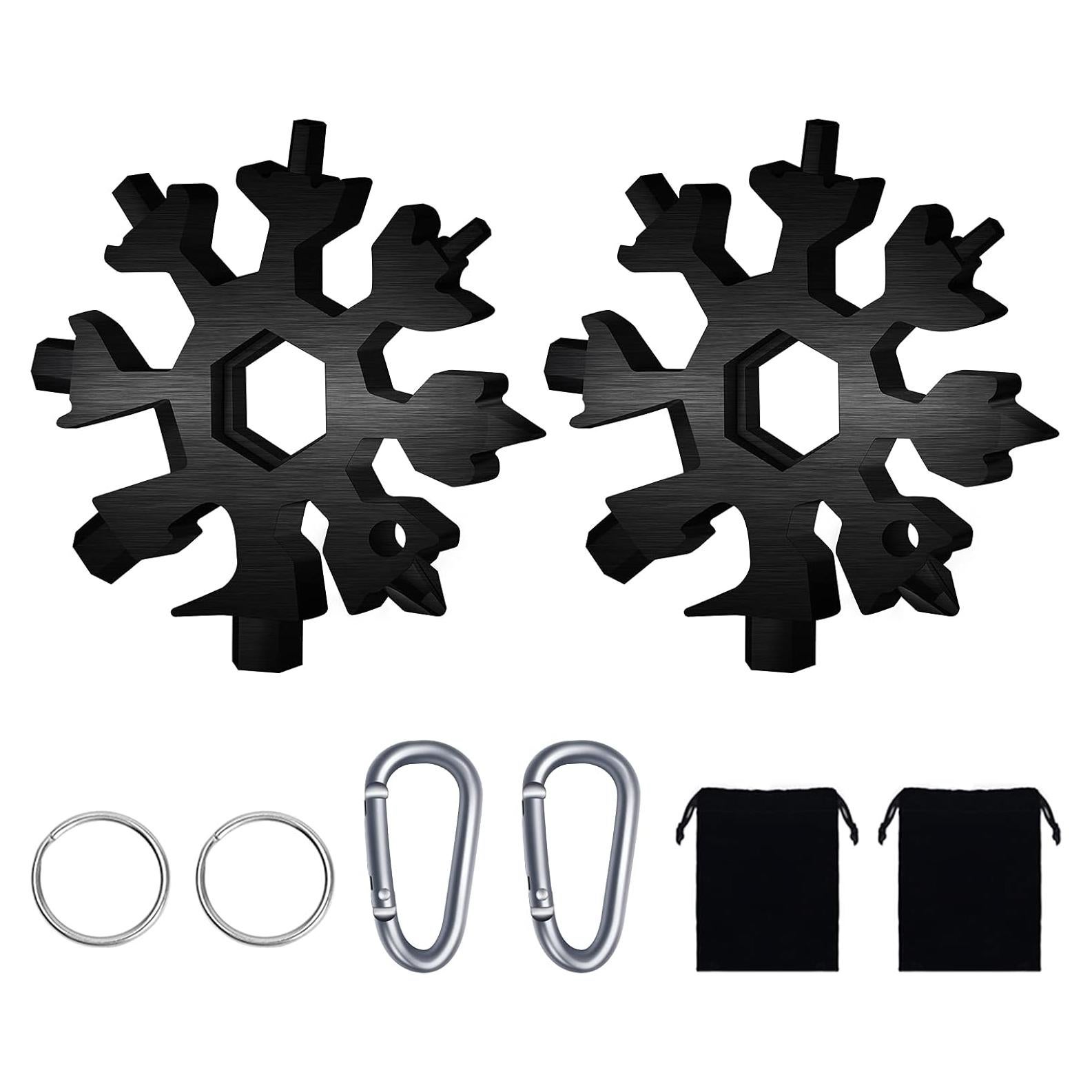 Multiherramienta Copo de Nieve FZENeast 18 en 1 Acero Inoxidable