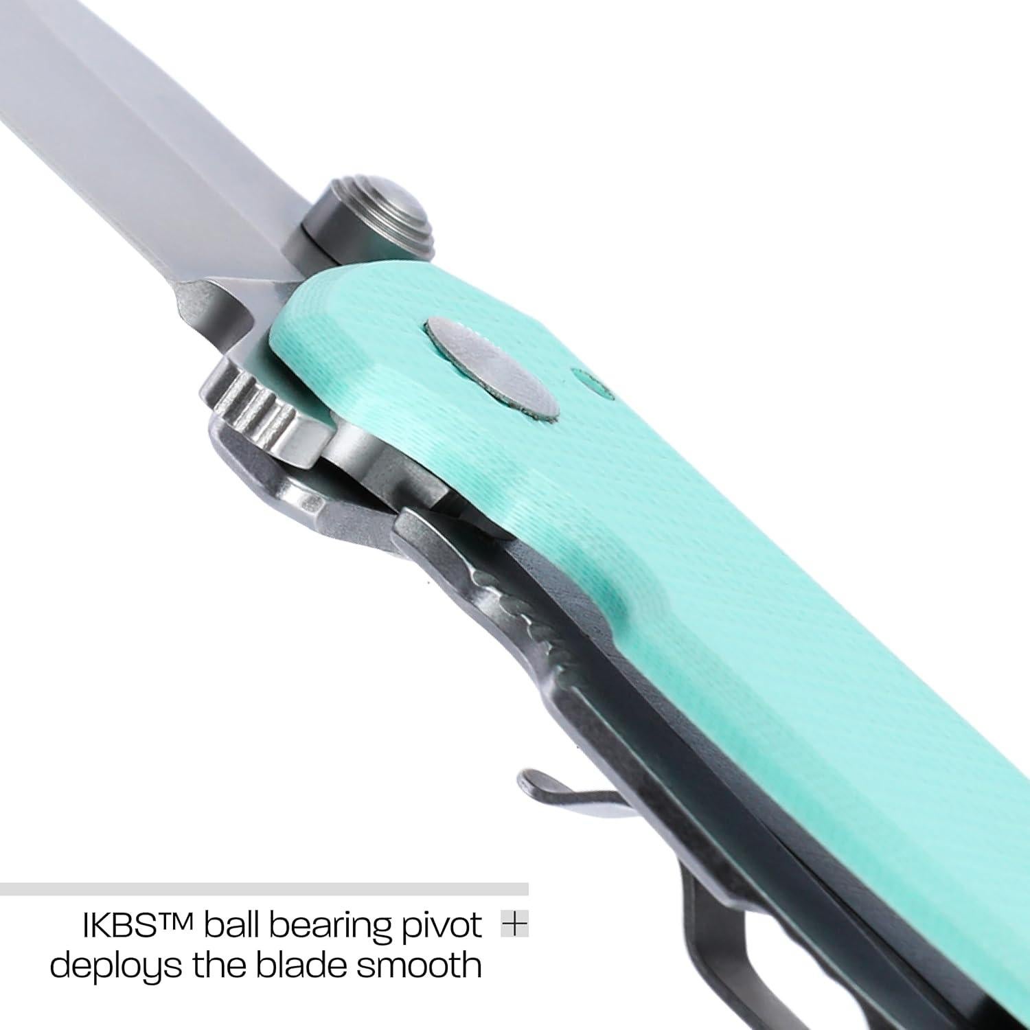 Cuchillo Plegable Asistido CRKT Squid Compact D2 11.81cm Azul