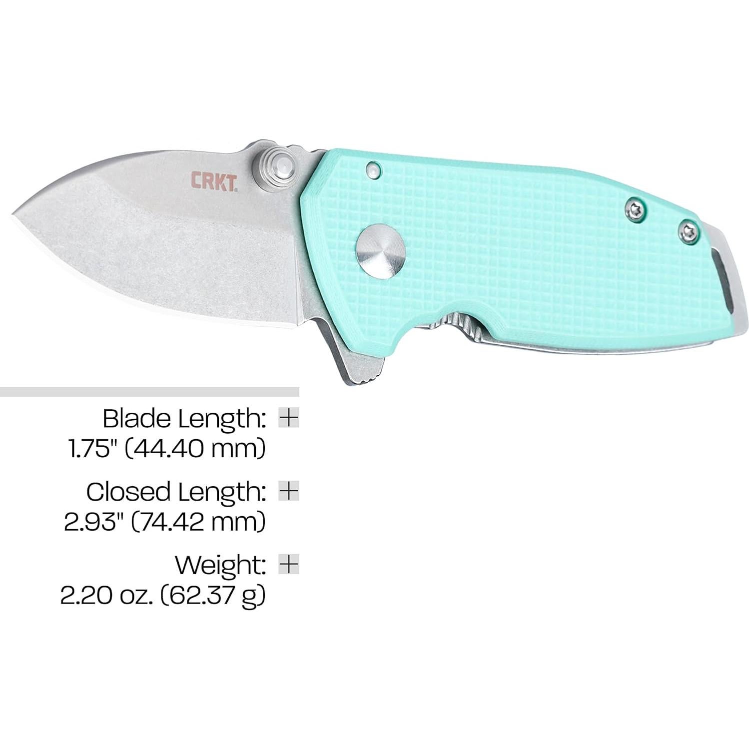 Cuchillo Plegable Asistido CRKT Squid Compact D2 11.81cm Azul