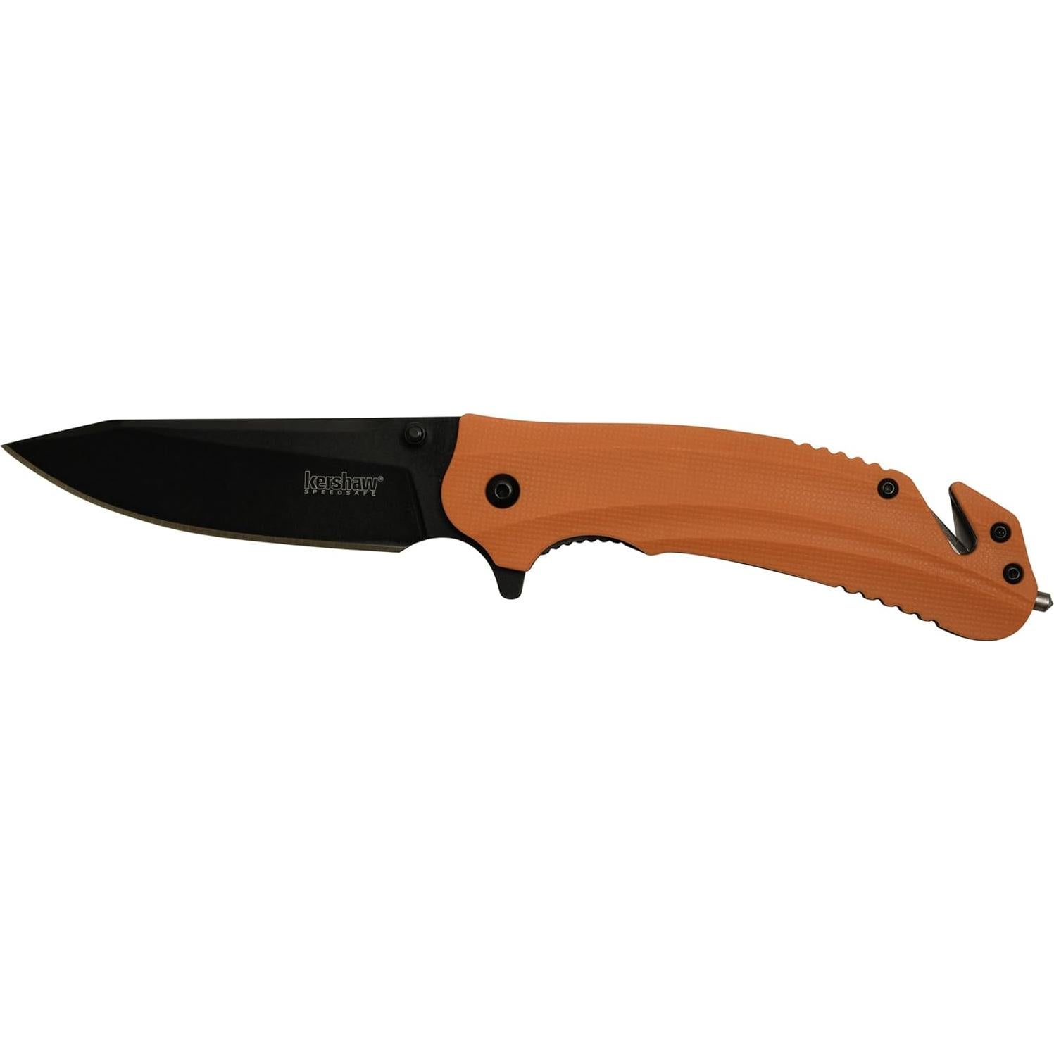 Cuchillo Plegable Kershaw Barricade 8.9 cm Naranja Rescate