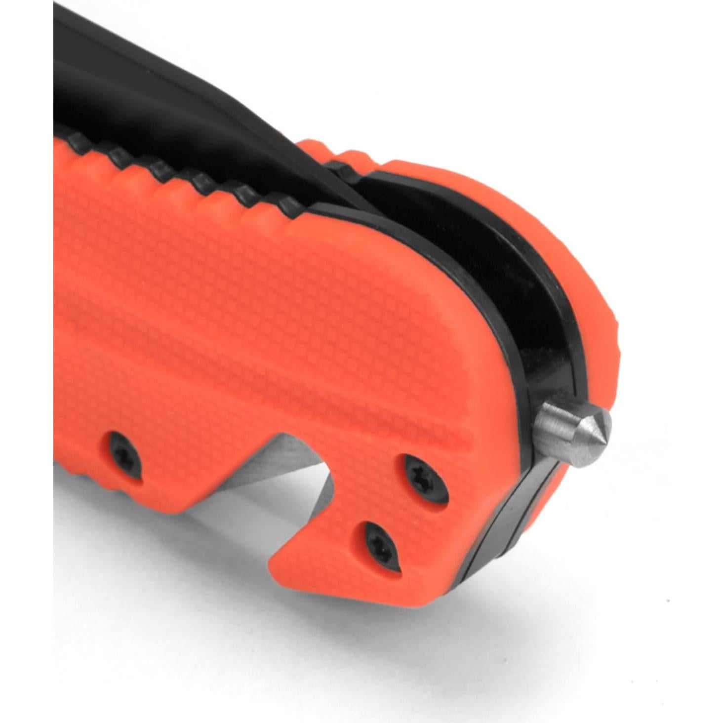 Cuchillo Plegable Kershaw Barricade 8.9 cm Naranja Rescate