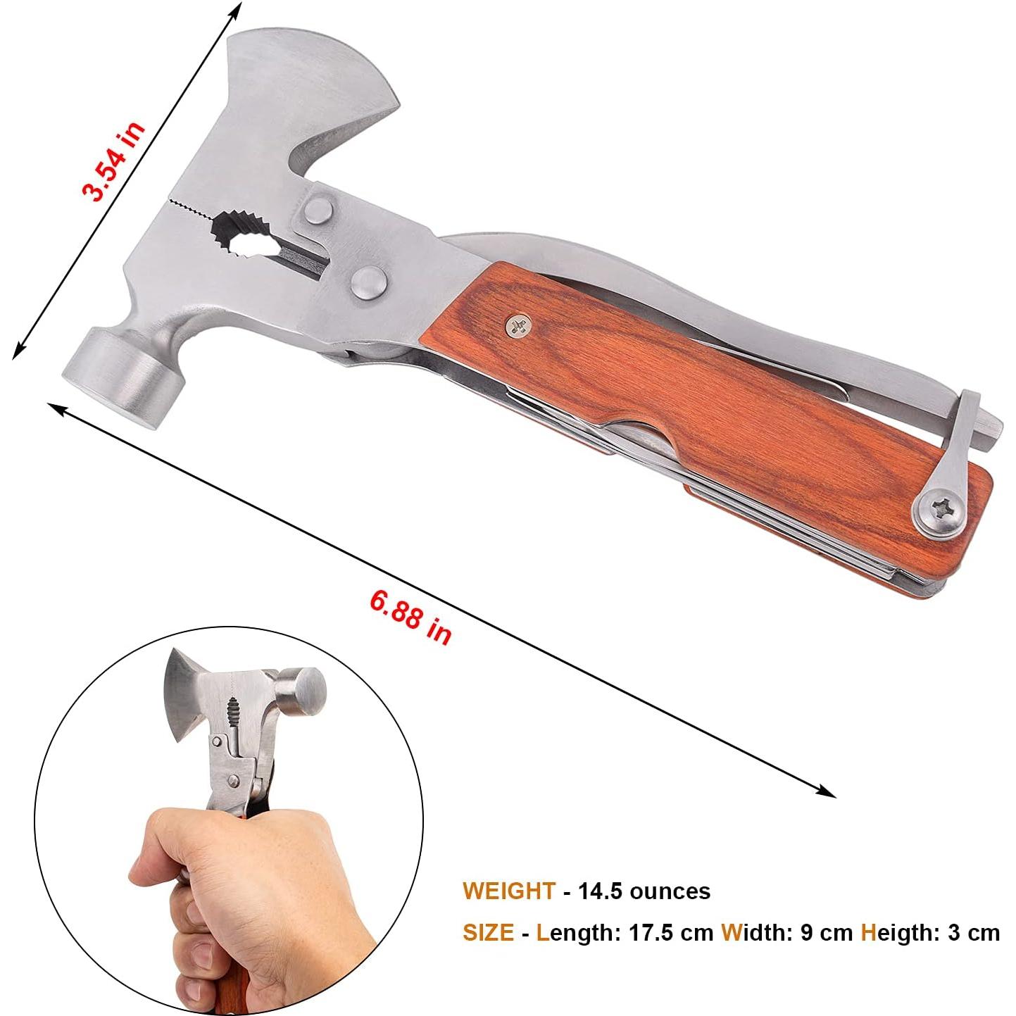 Multiherramienta 14 en 1 DAKORON con Martillo y Accesorios