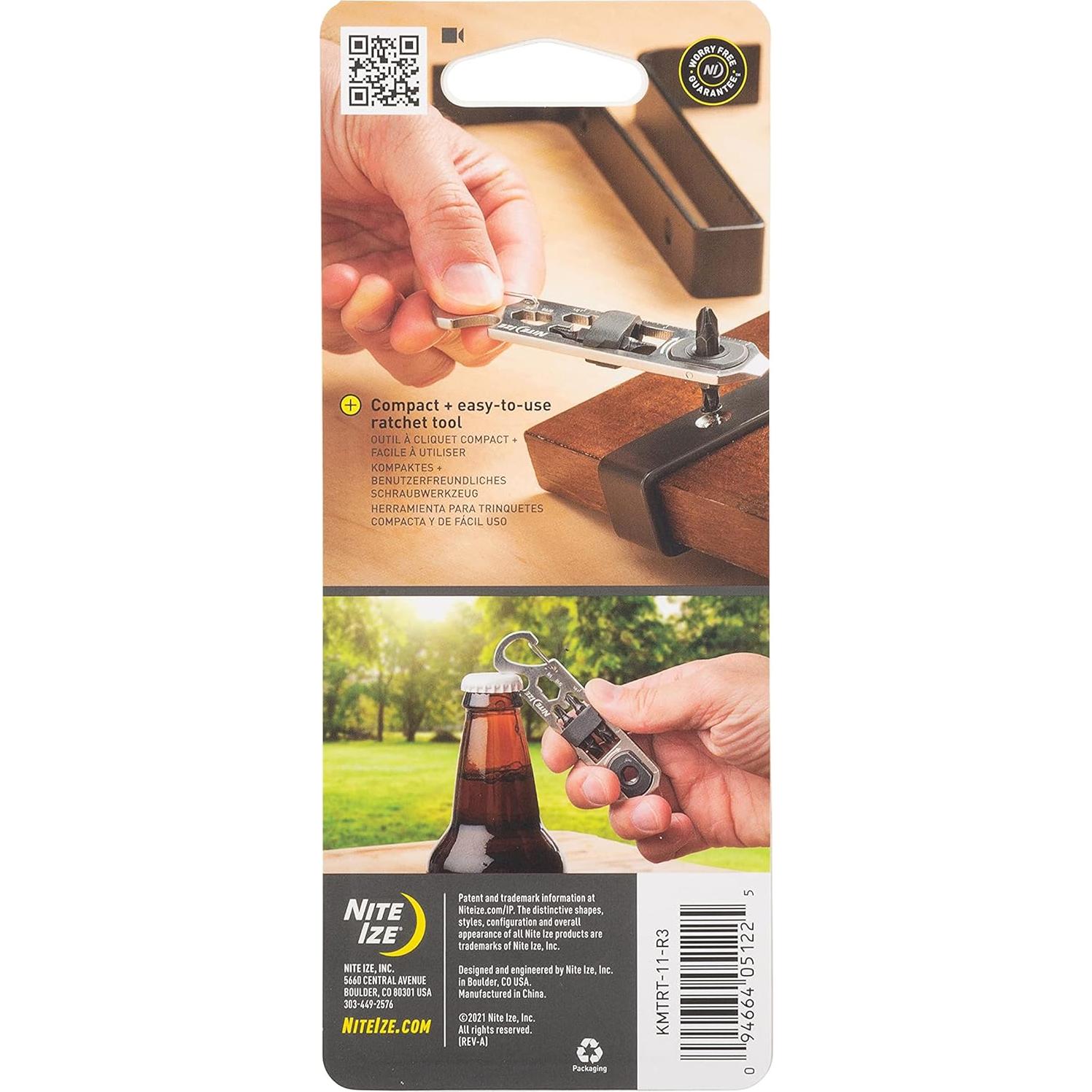 Multiherramienta Nite Ize DoohicKey Ratchet con Clip Mosquetón