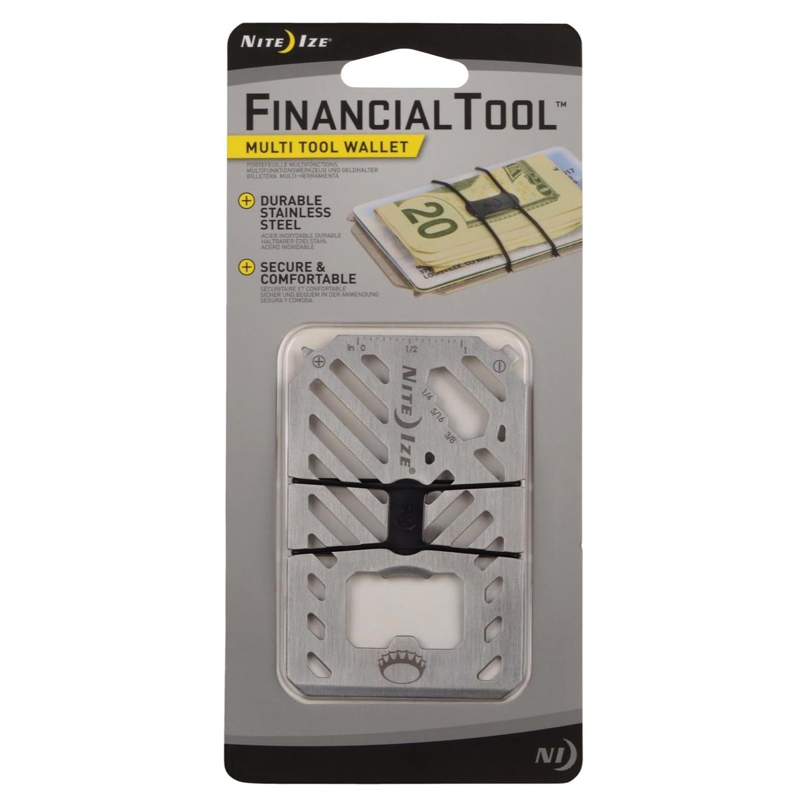 Cartera Multi Herramienta 7 en 1 Nite Ize Acero Inoxidable