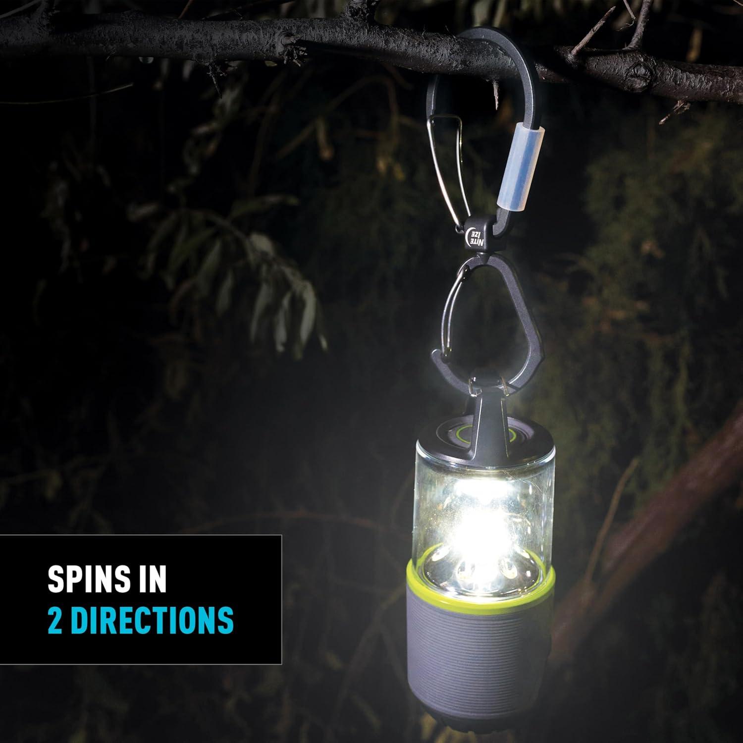 Mosquetón Doble Nite Ize FlipOut - Aluminio 18 kg - Plegable