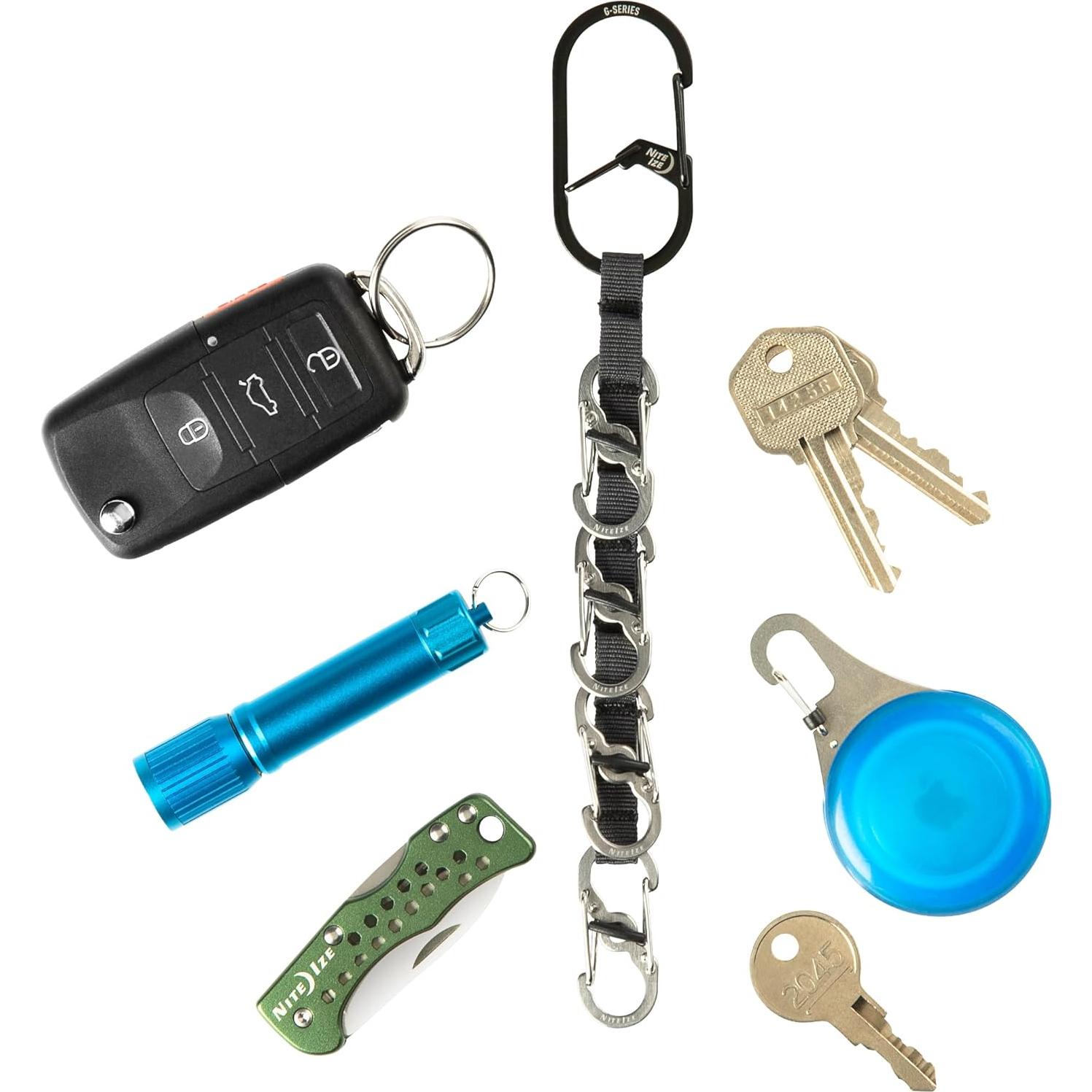 Organizador de Llaves Nite Ize Mini GearLine - 4 S-Biner