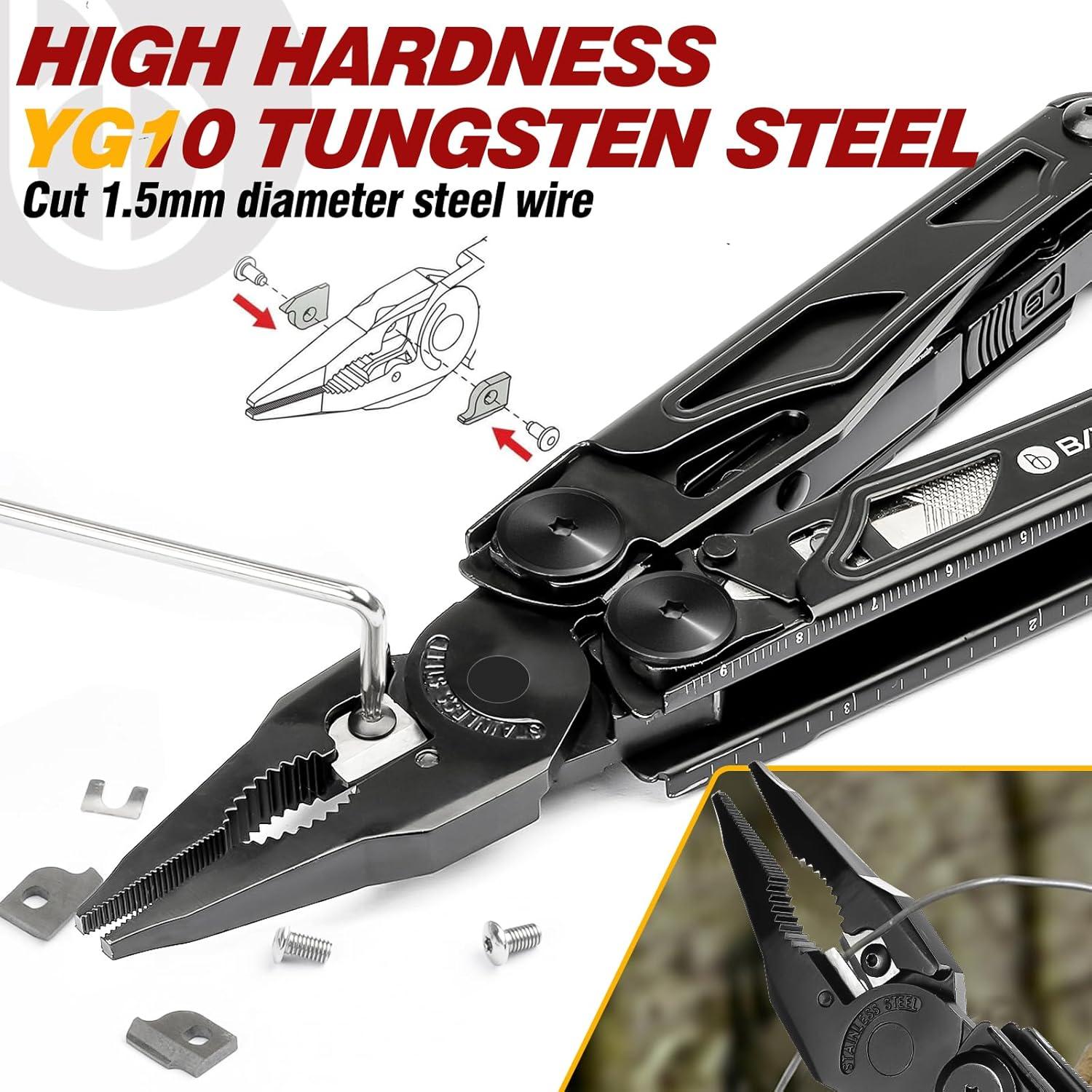 Multiherramienta BIBURY Pro 31 en 1 Acero Inoxidable Plegable