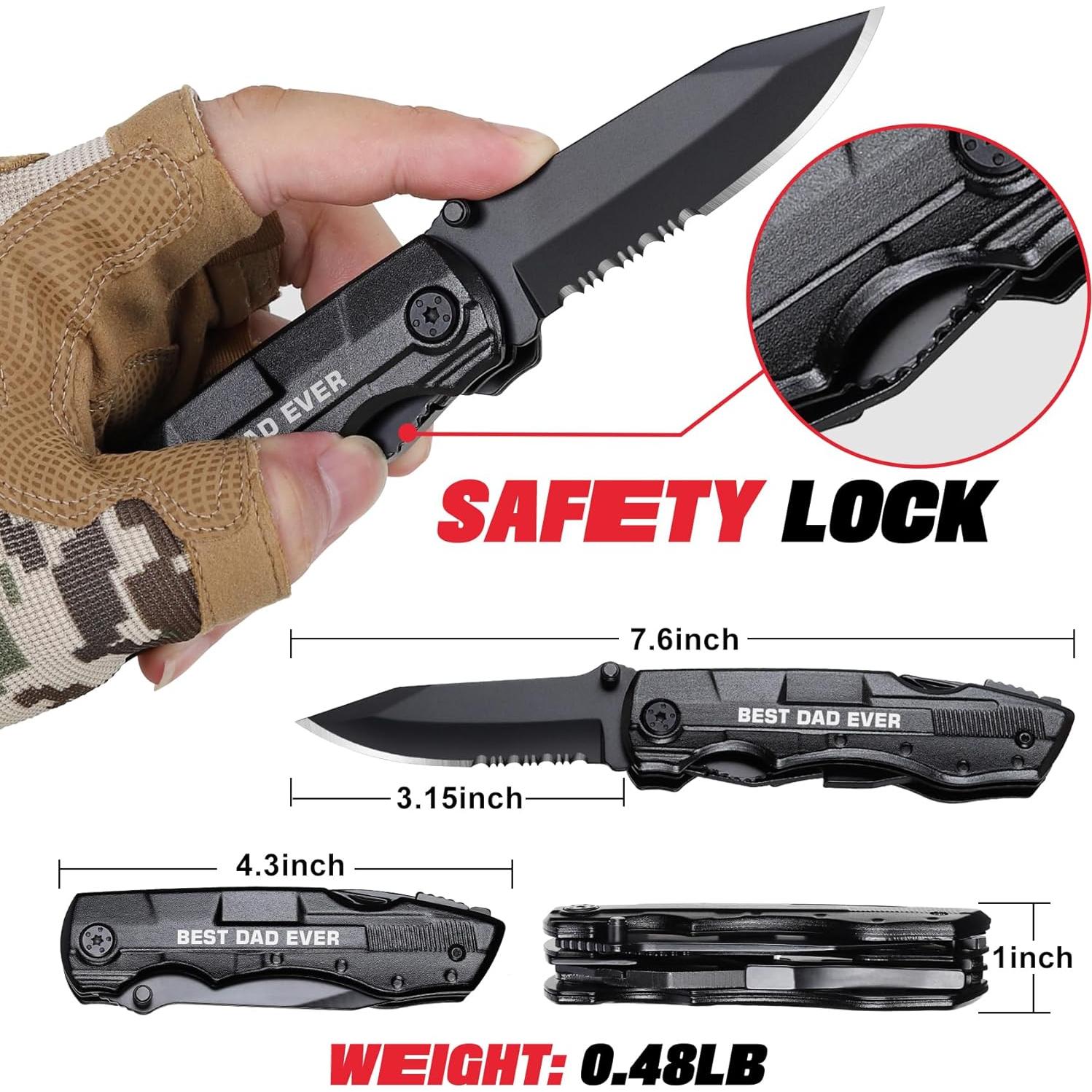 Cuchillo Multiherramienta ZAVIT 20 en 1 para Papá - Regalo Único