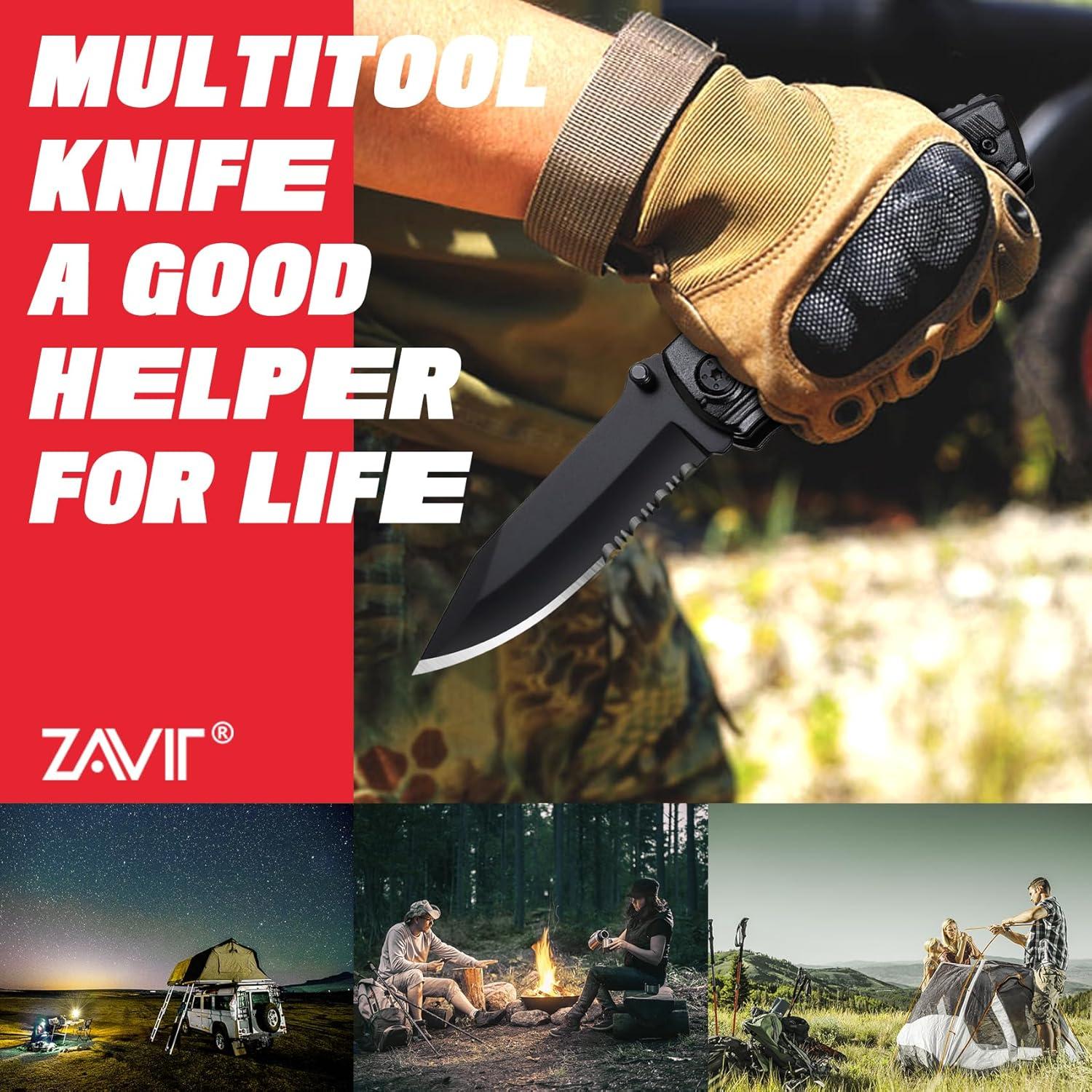 Cuchillo Multiherramienta ZAVIT 20 en 1 para Papá - Regalo Único